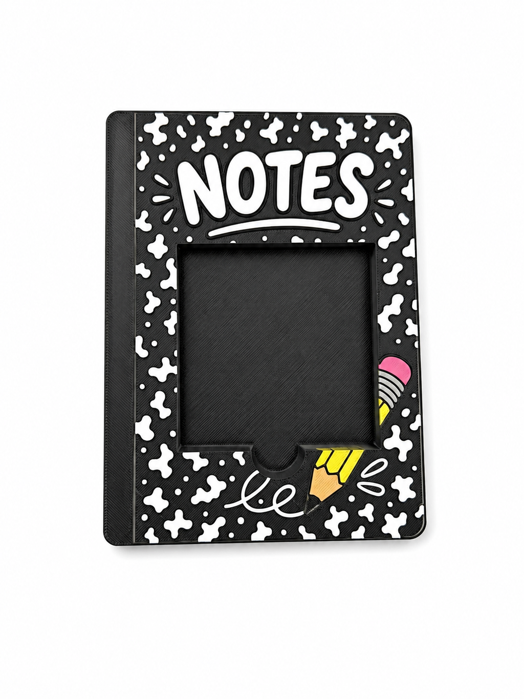 Composition Notebook Sticky Note Holder | Teacher Accessory | Post It Note | Classroom & Office Desk Decor