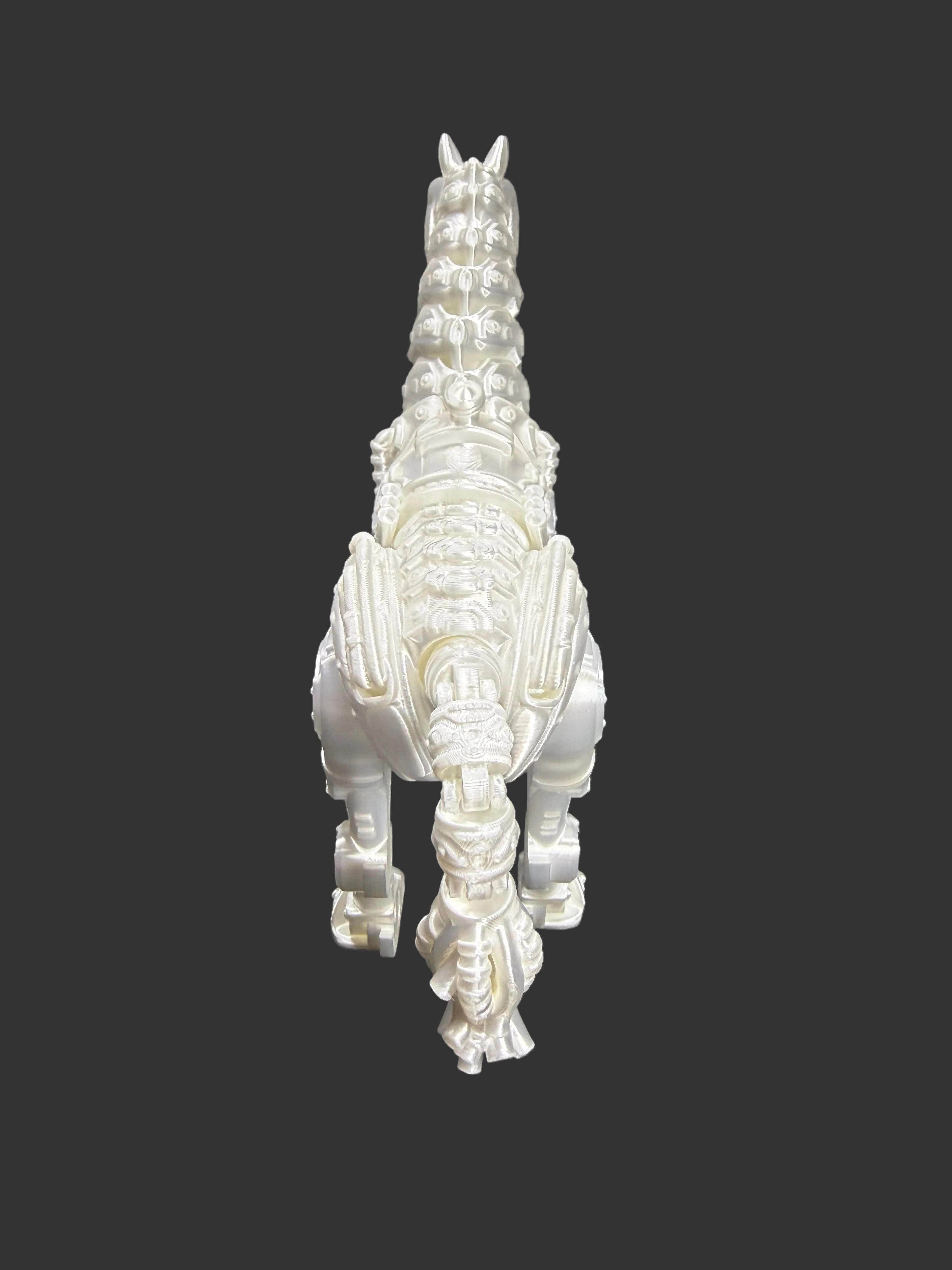 Cyber Horse Figurine – Futuristic Mechanical Stallion (2 Variants)