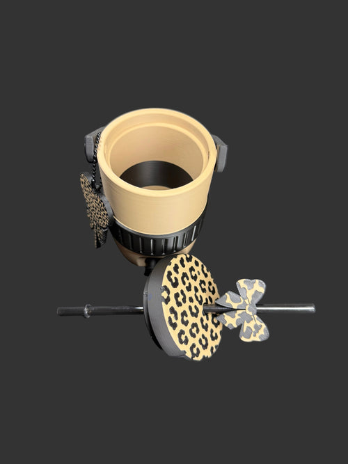 Cheetah Print 12oz Can Sleeve | Leopard Soda Can Holder | 3D Printed Drink Sleeve | Trendy Beverage Insulator