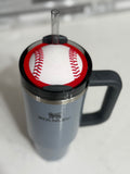 Baseball Tumbler Lid Topper 30oz/40oz