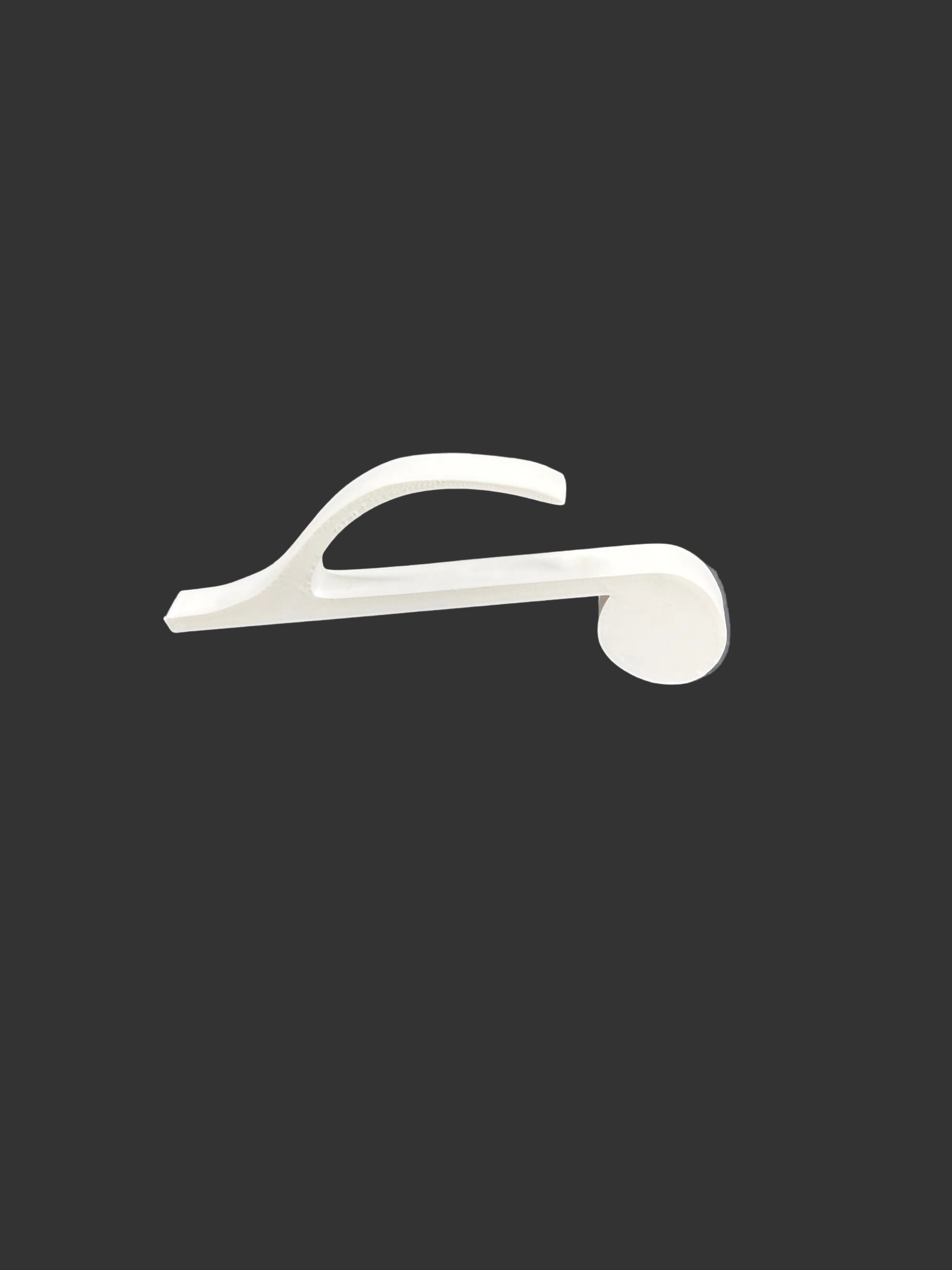 Music Note Tumbler Handle – Handmade 3D Printed Cup Handle