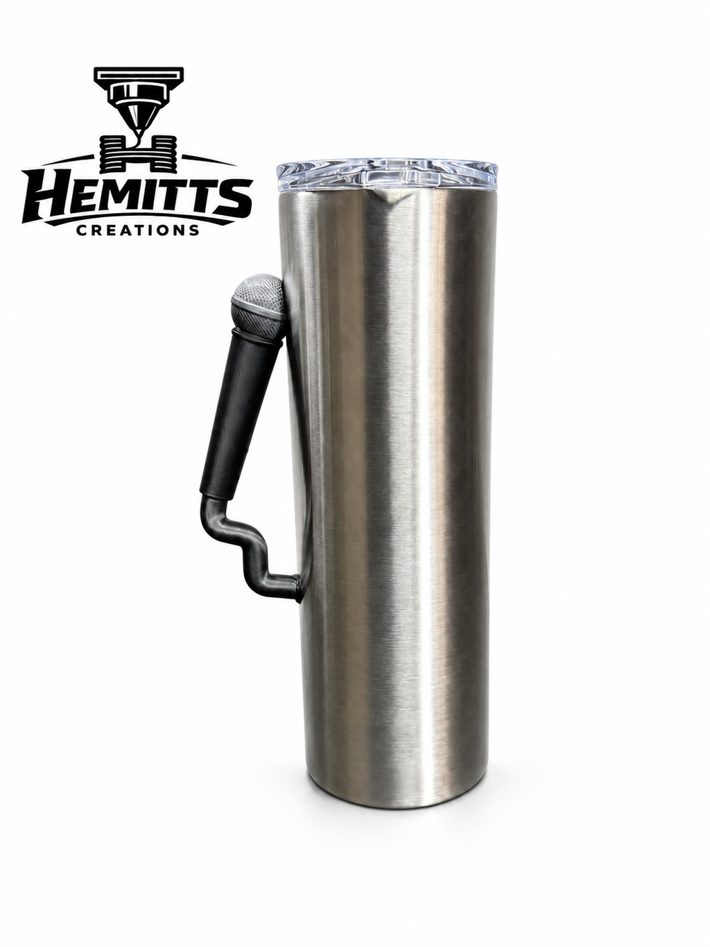 Microphone Tumbler Handle – 3MF Digital File