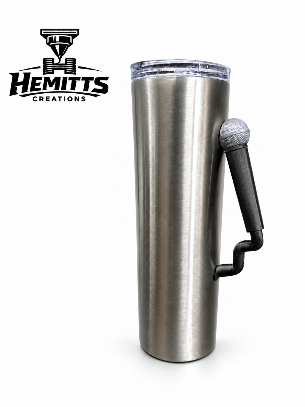Microphone Tumbler Handle – 3MF Digital File