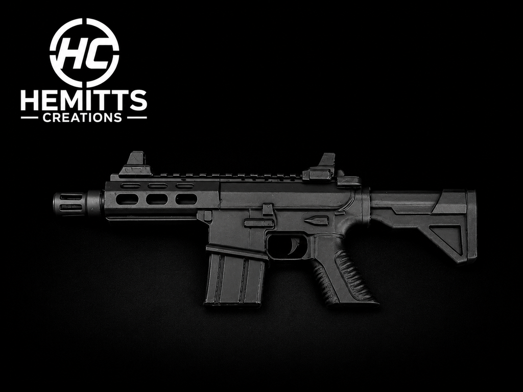 AR15 Style Tumbler Handle for Epoxy Tumblers | Tactical Cup | 3D Printed Tumbler Accessory