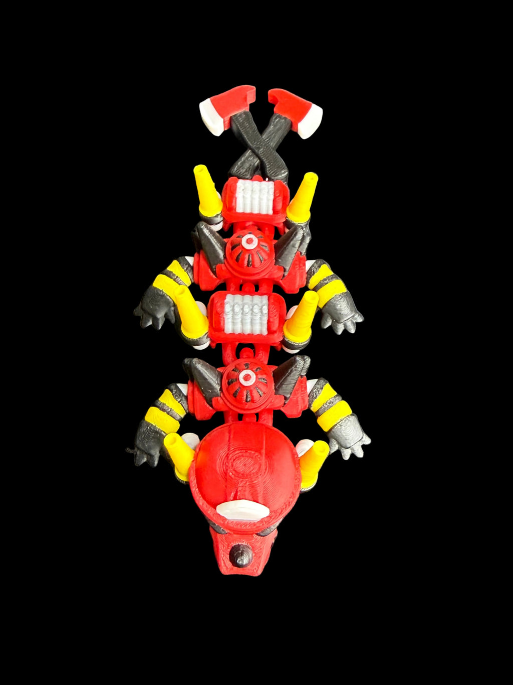 Firefighter Dragon | Fire Rescue Decor | Hero Dragon Gift | Firefighter Gift