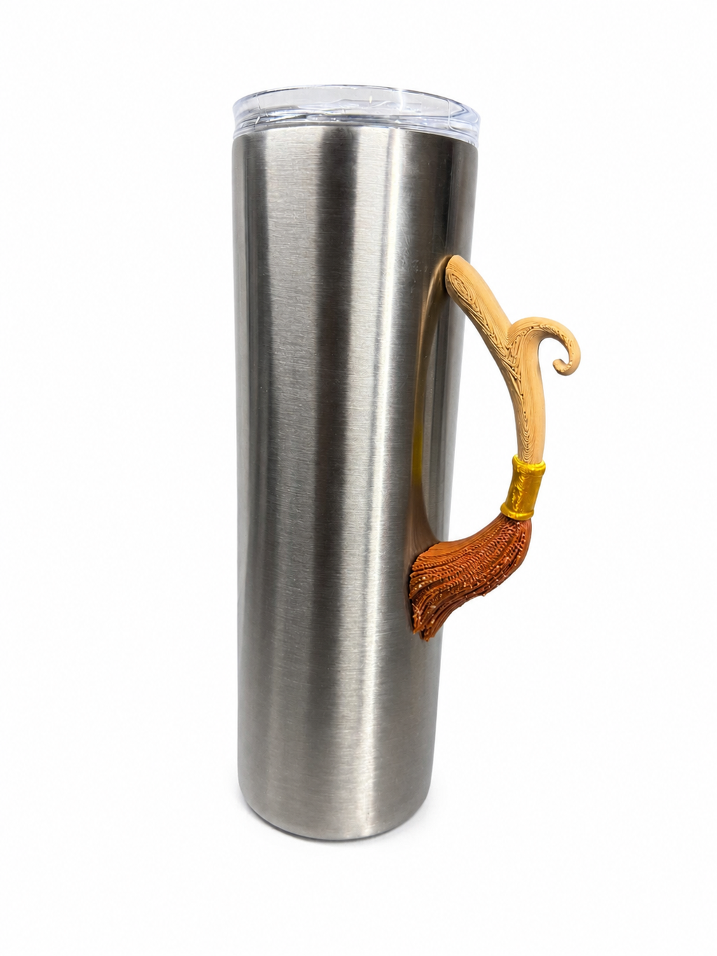 Witch's Broom Tumbler Handle for Epoxy Tumblers | Halloween Cup Handle |  Spooky Fall Decor