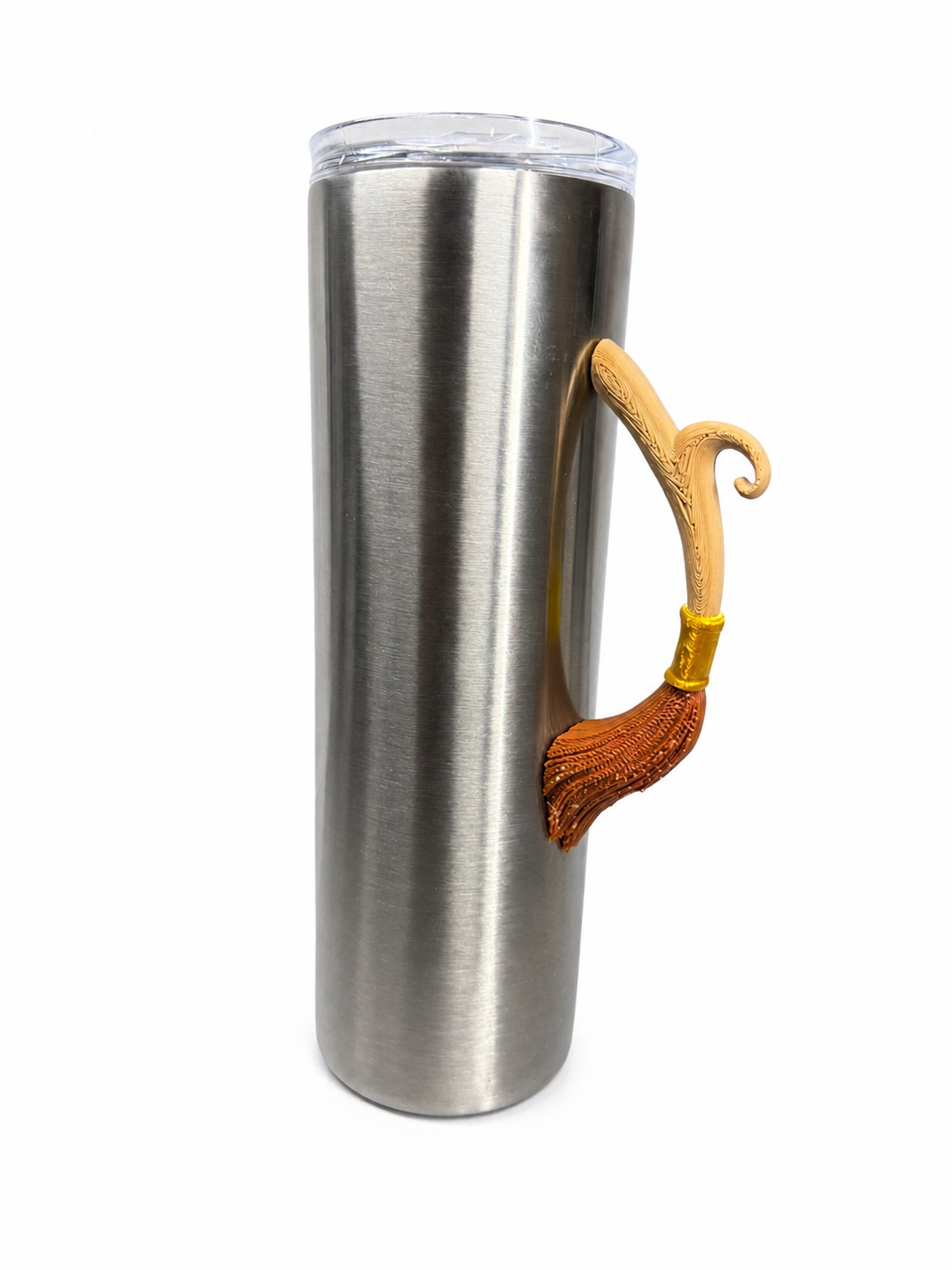 Witch's Broom Tumbler Handle for Epoxy Tumblers | Halloween Cup Handle |  Spooky Fall Decor