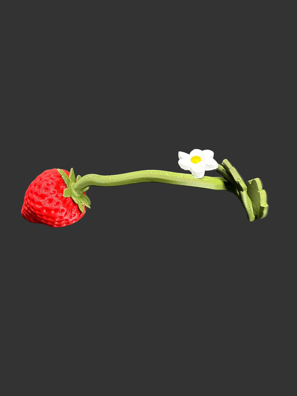 Strawberry Tumbler Handle – 3D Printed Cup Handle – Fruit Grip for Epoxy Tumblers