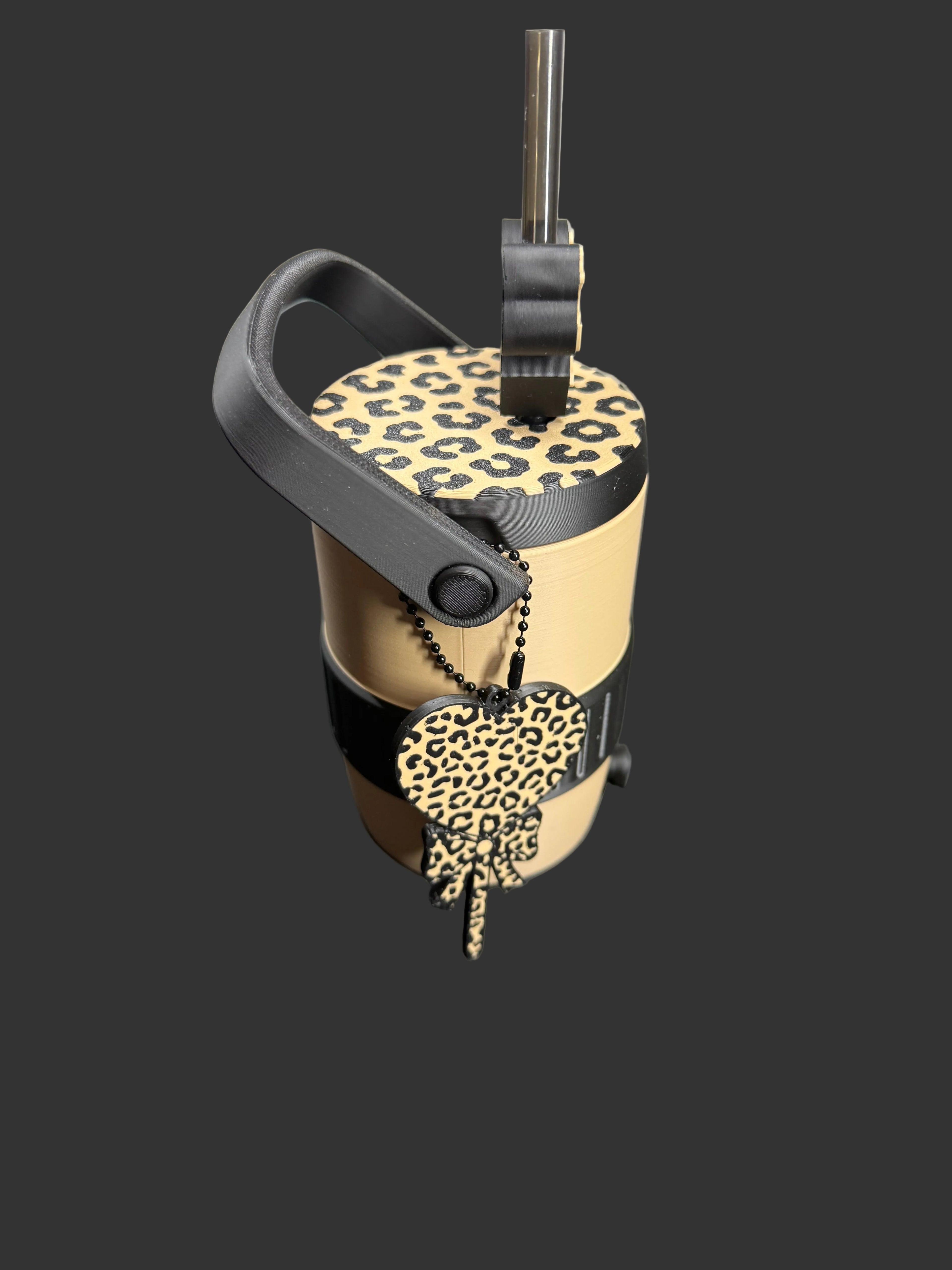 Cheetah Print 12oz Can Sleeve | Leopard Soda Can Holder | 3D Printed Drink Sleeve | Trendy Beverage Insulator