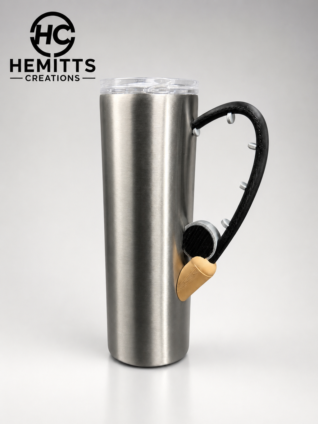 Fishing Rod Tumbler Handle for Epoxy Tumblers | 3D Printed Angler Cup Handle