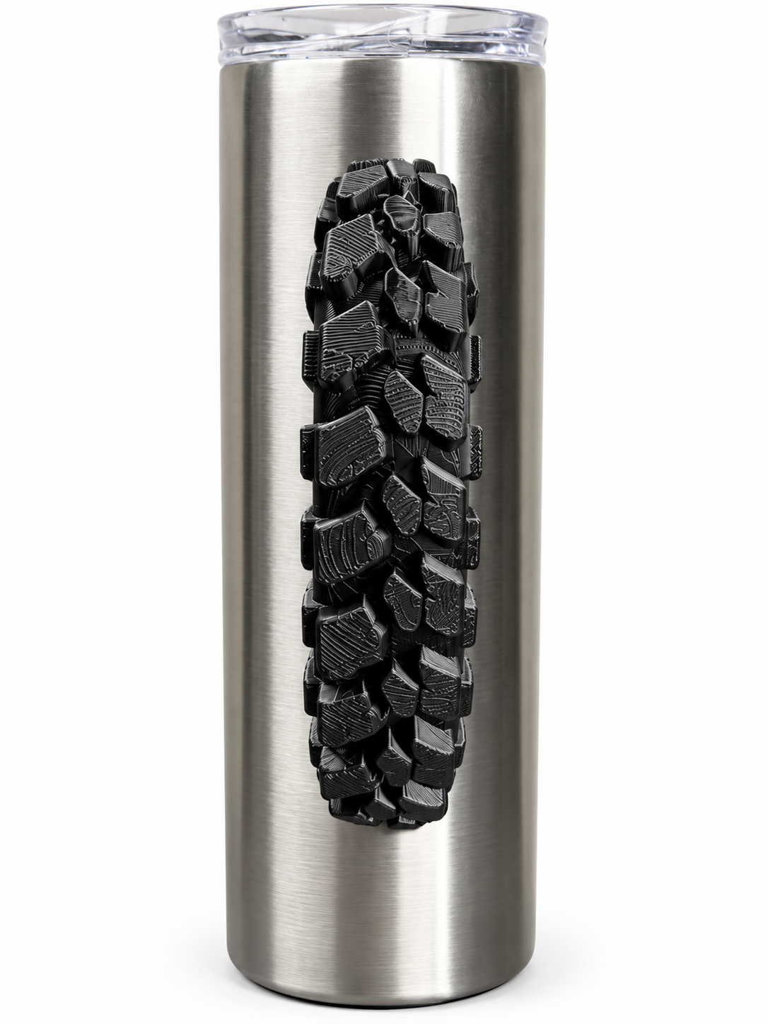 Tire Tread Tumbler Handle