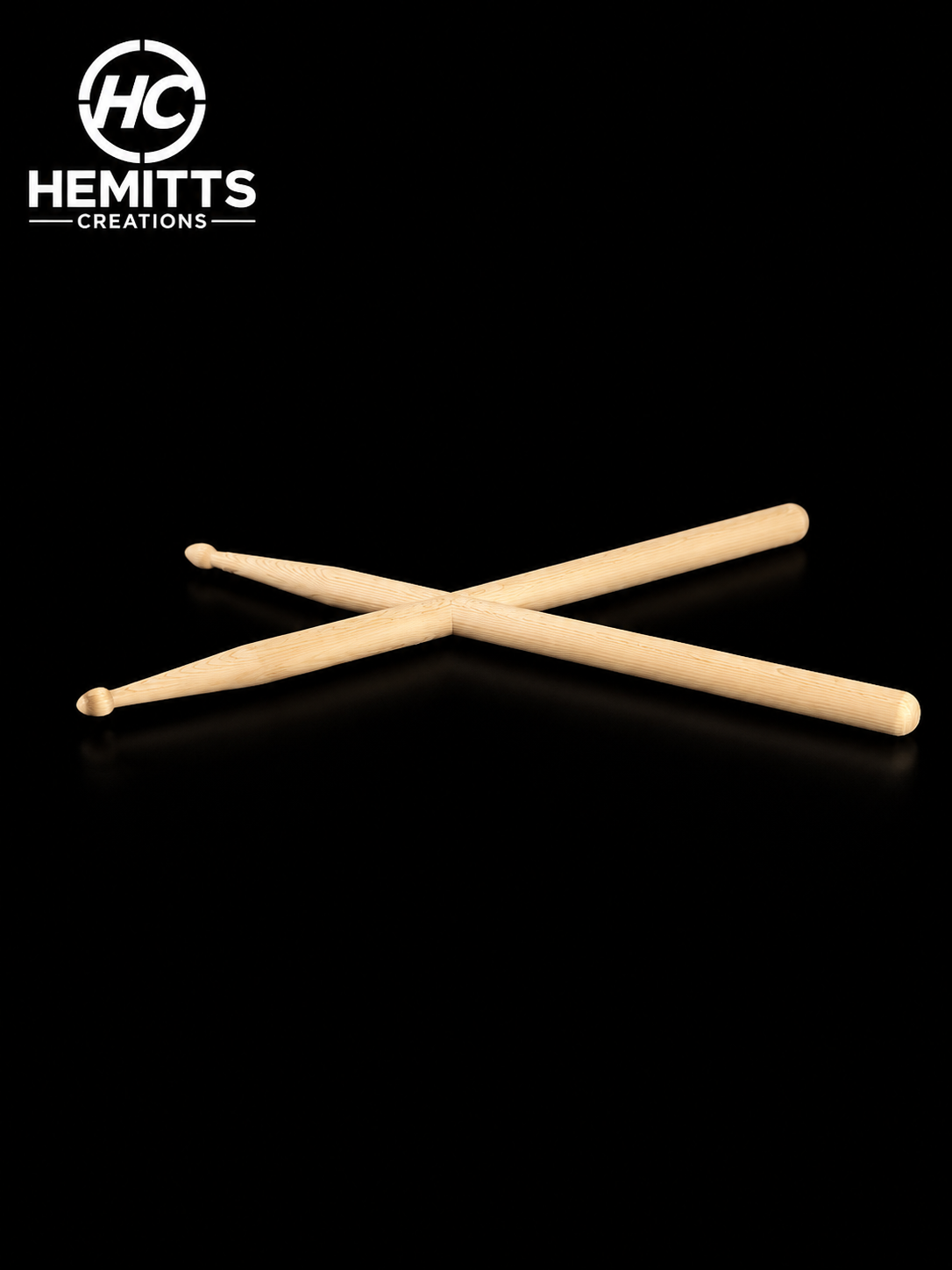 Drumsticks Tumbler Handle for Epoxy Tumblers | Drummer Cup Handle | Music Tumbler Accessory | 3D Printed Handle | Drummer Gift