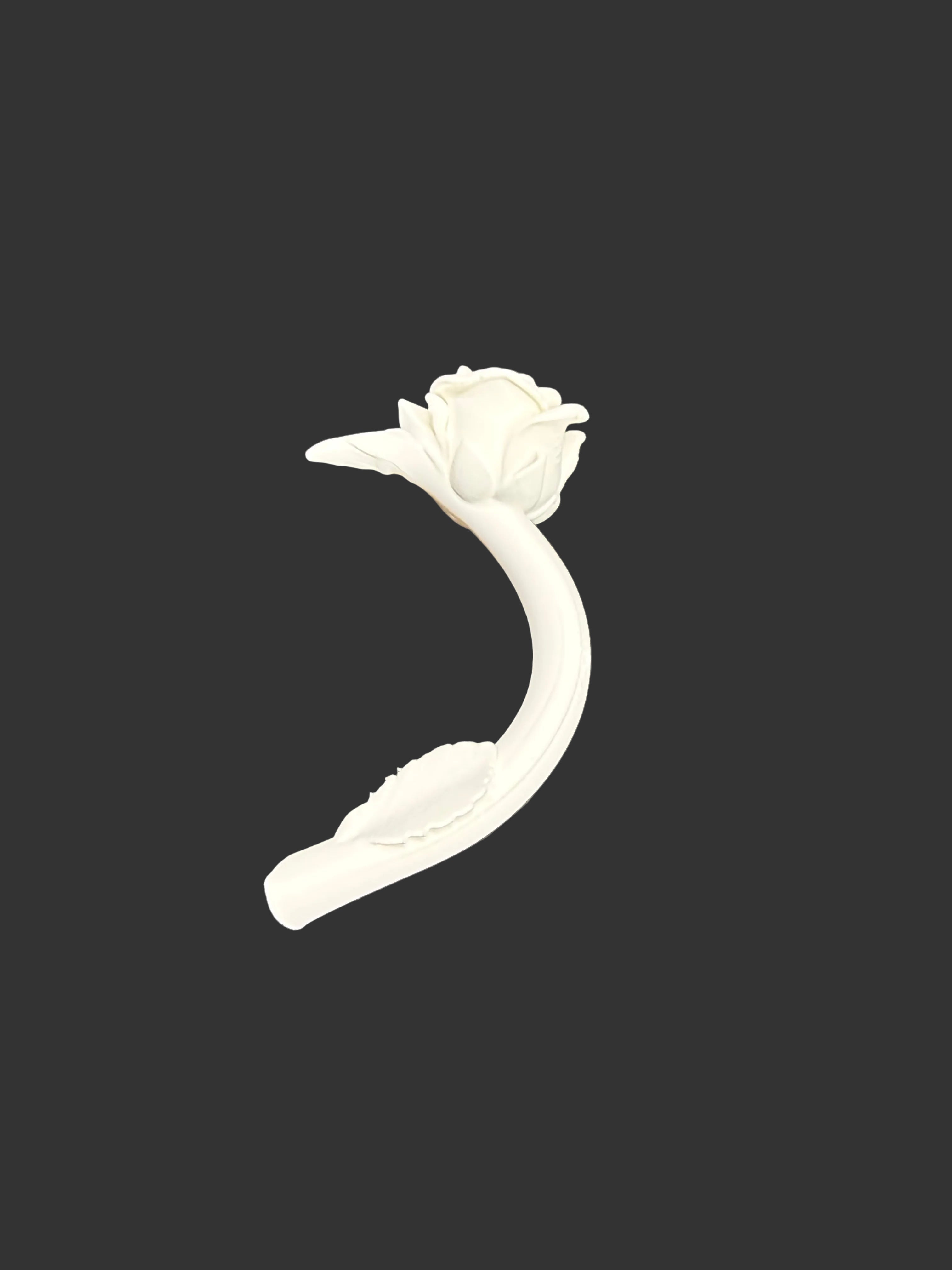 Rose Handle for Epoxy Tumblers – Elegant Floral Cup Grip Accessory