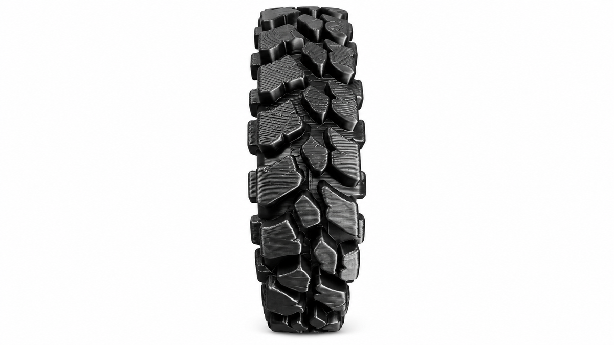 Tire Tread Tumbler Handle