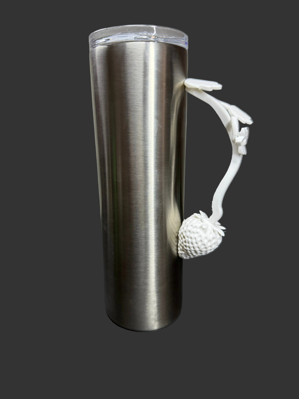 Strawberry Tumbler Handle – 3D Printed Cup Handle – Fruit Grip for Epoxy Tumblers