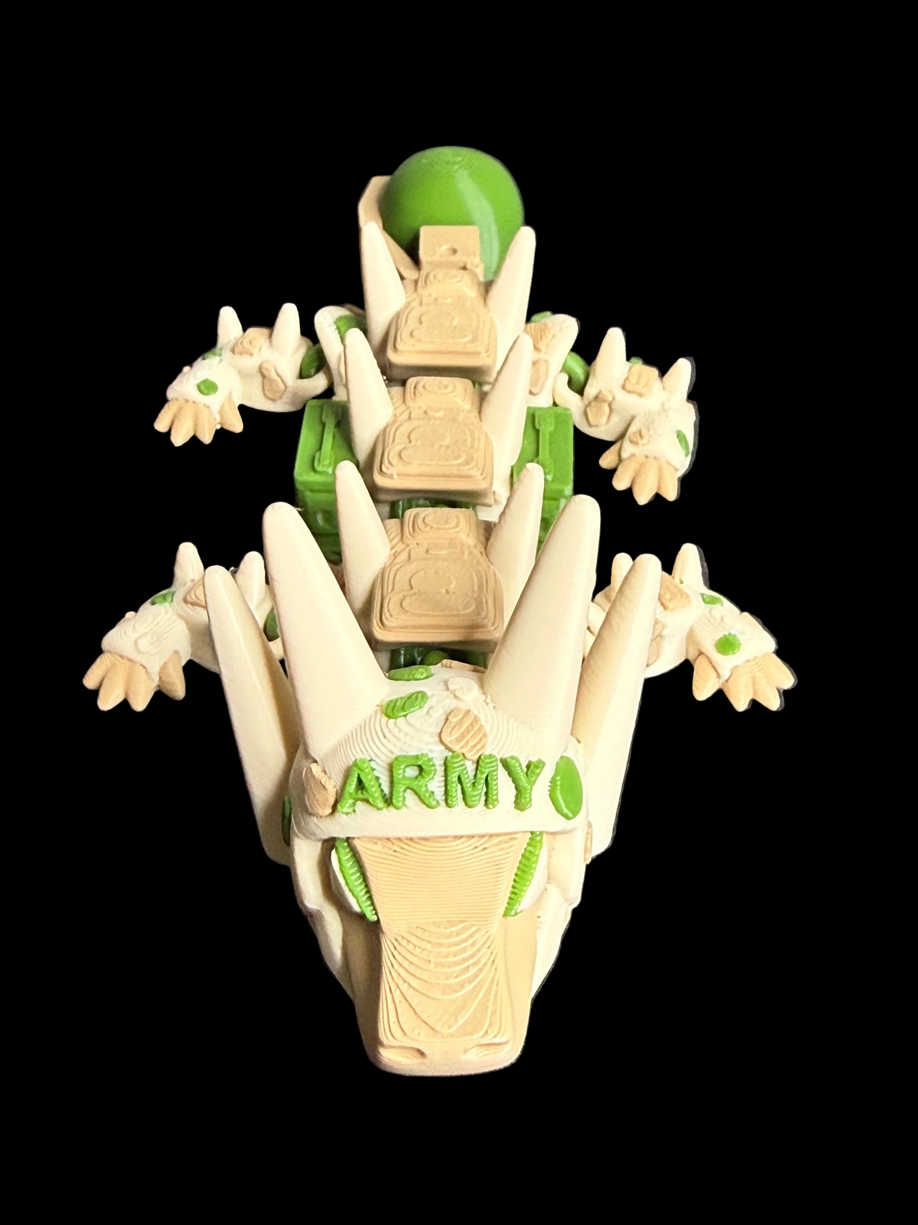 Army Dragon – 3D Printed with Ammo Can & Rucksack Body