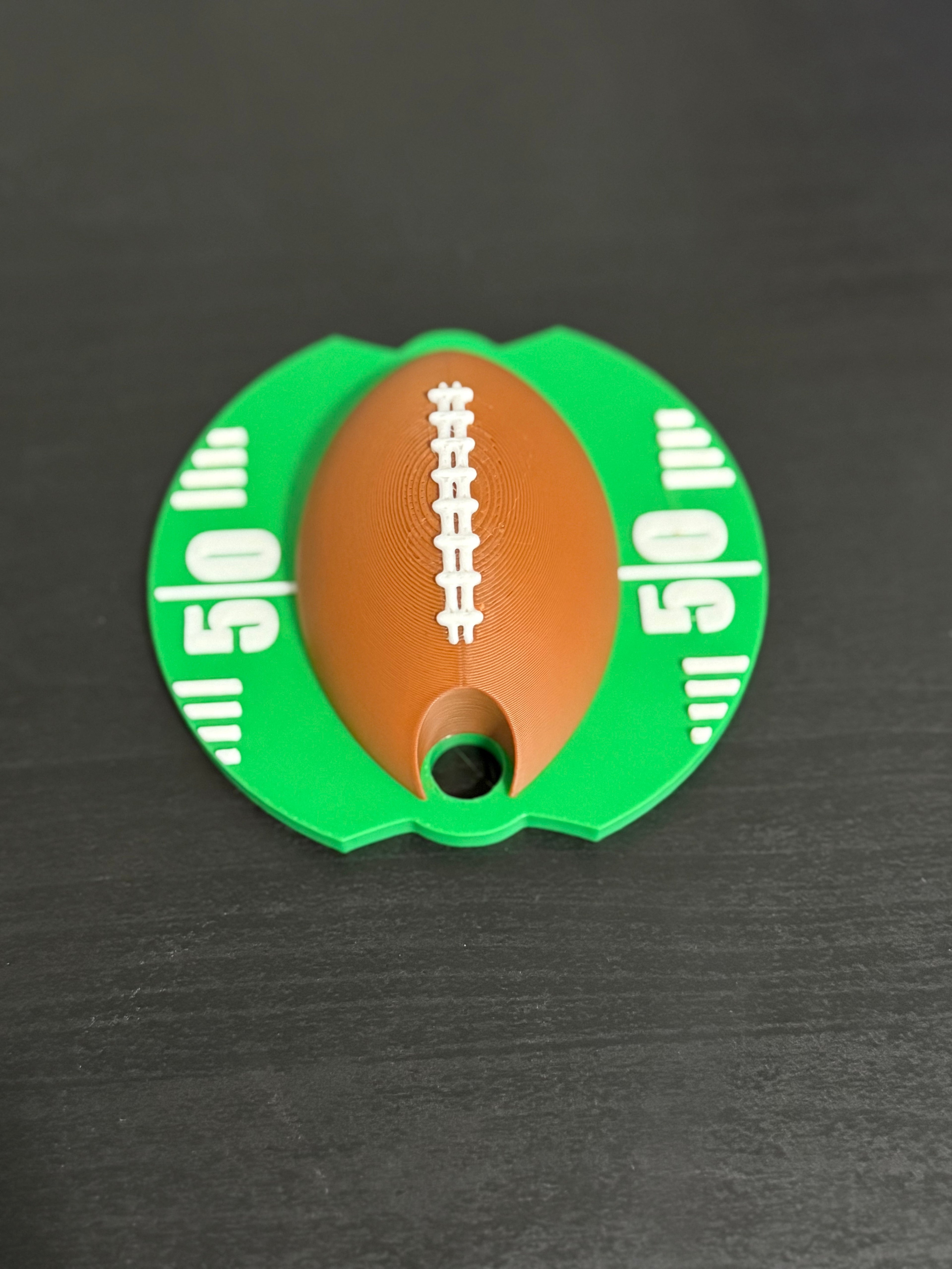 Football Tumbler Lid Topper 30oz/40oz