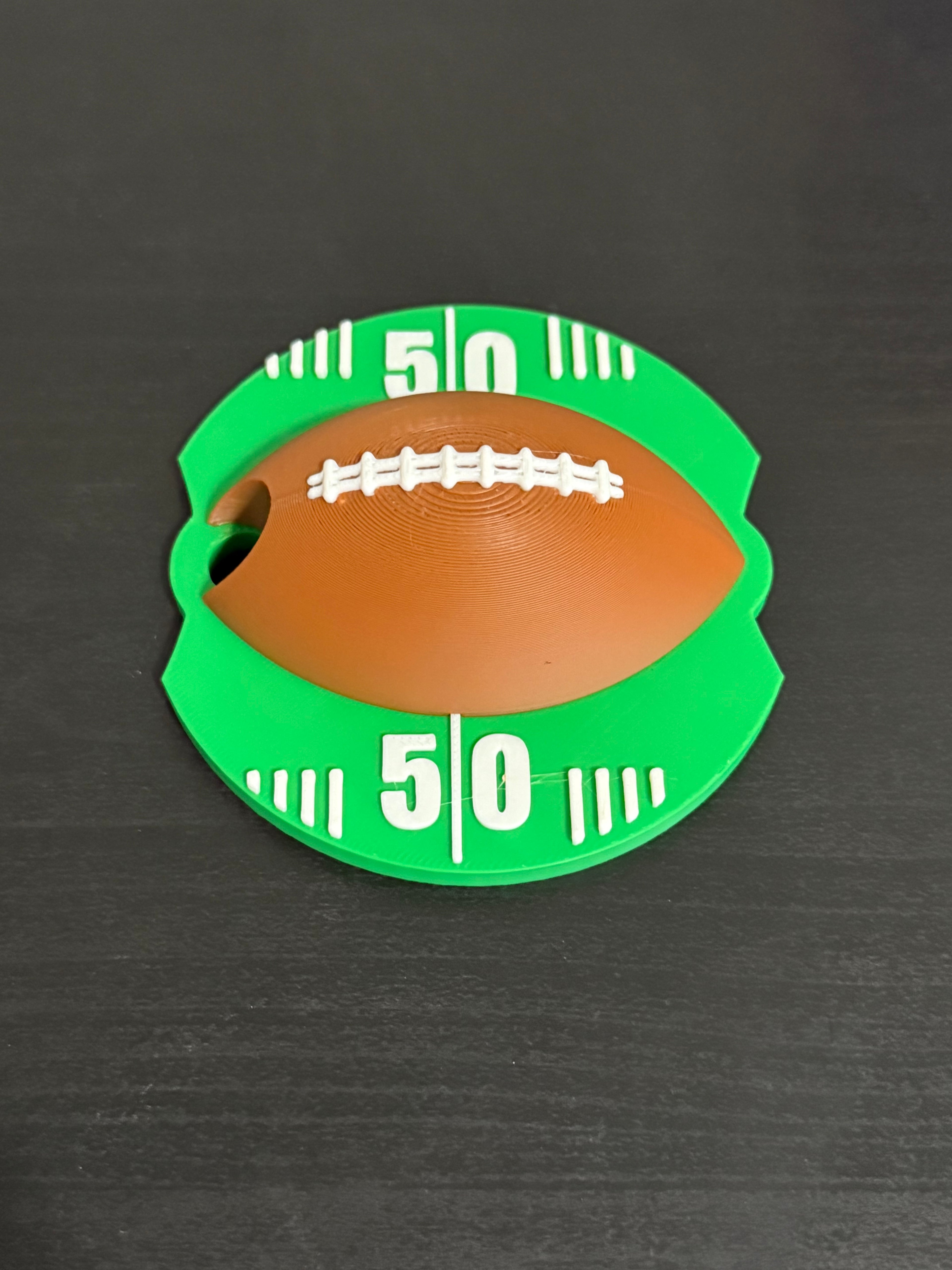 Football Tumbler Lid Topper 30oz/40oz
