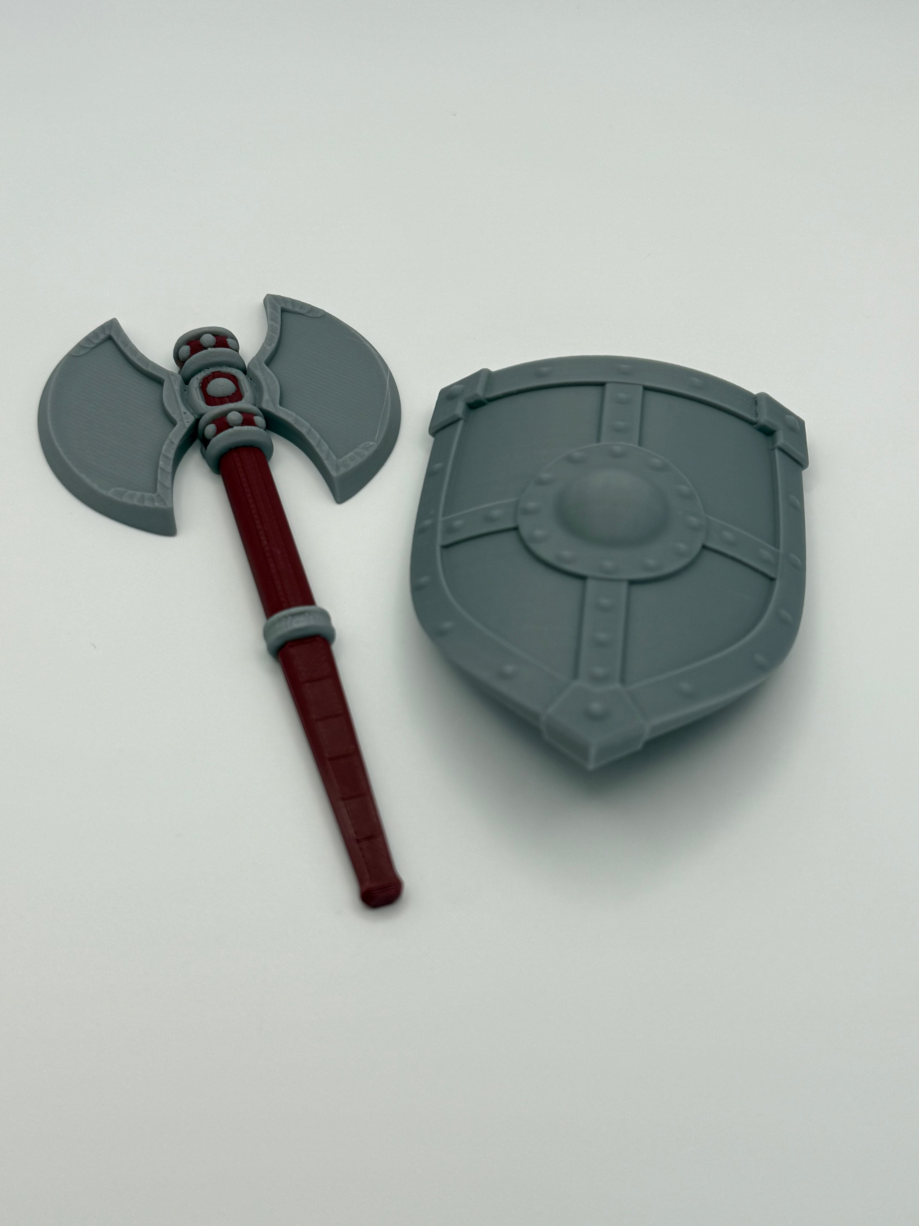 Viking Gnome with Shield & Battle Axe – 5.5" Tall