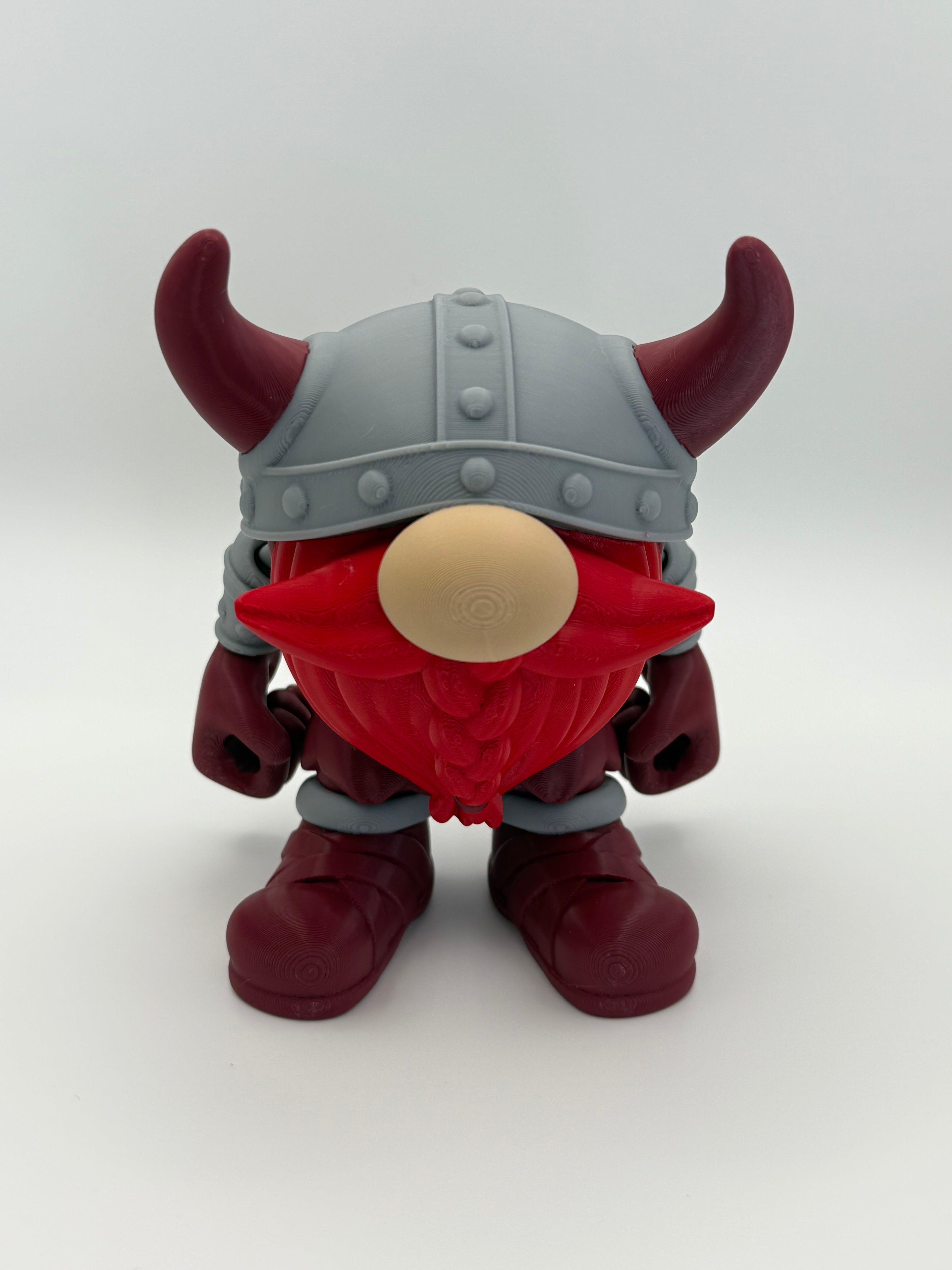 Viking Gnome with Shield & Battle Axe – 5.5" Tall