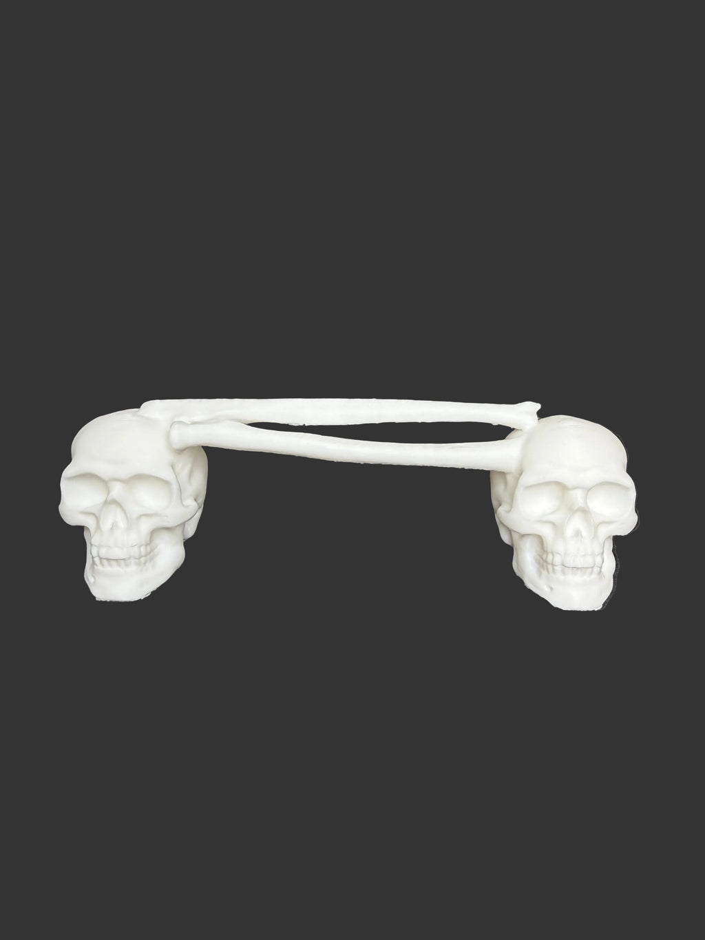 Skull & Femur Epoxy Tumbler Handle – Skeleton Handle Accessory