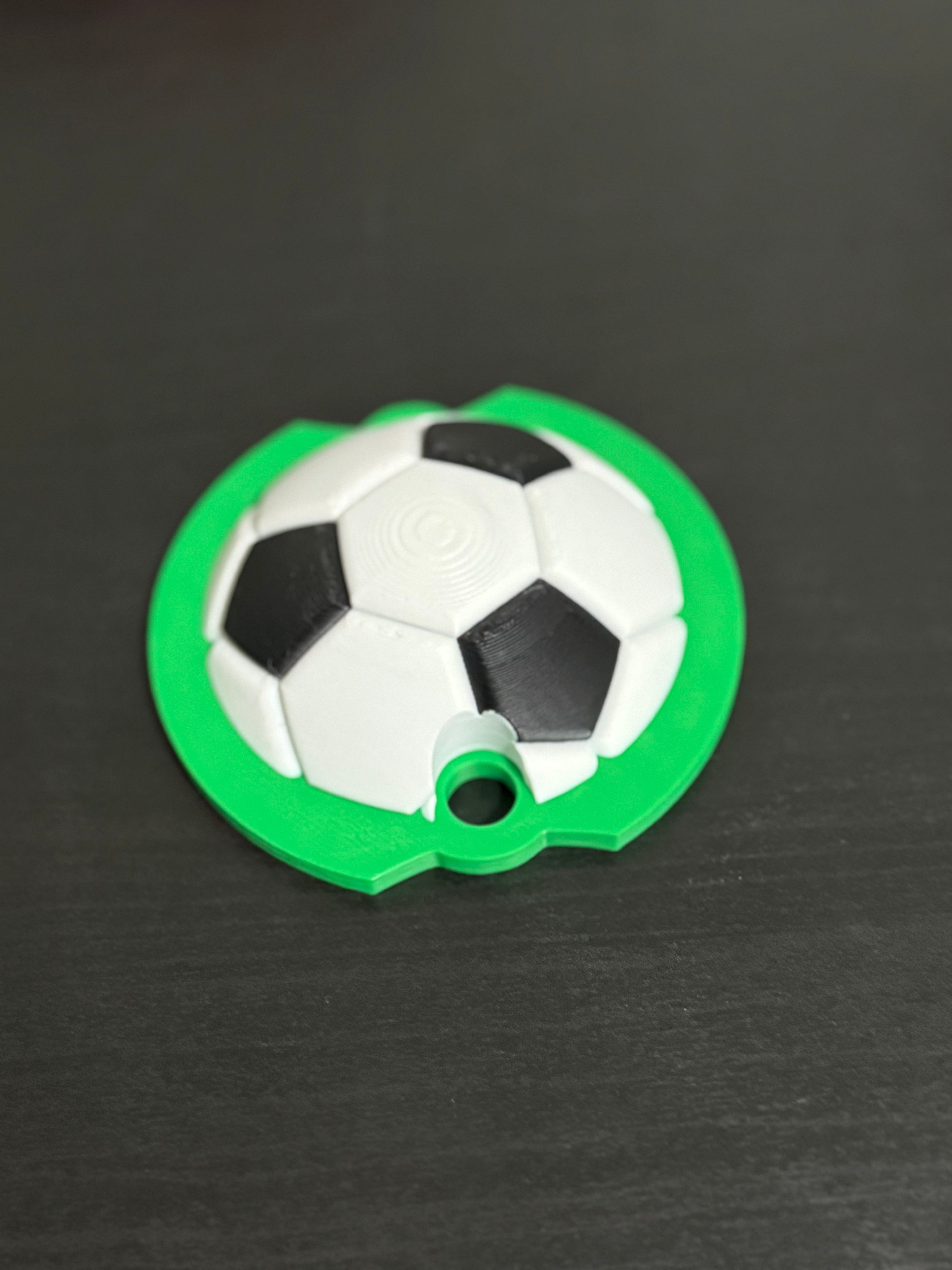 Soccer ball Tumbler Lid Topper 30oz/40oz