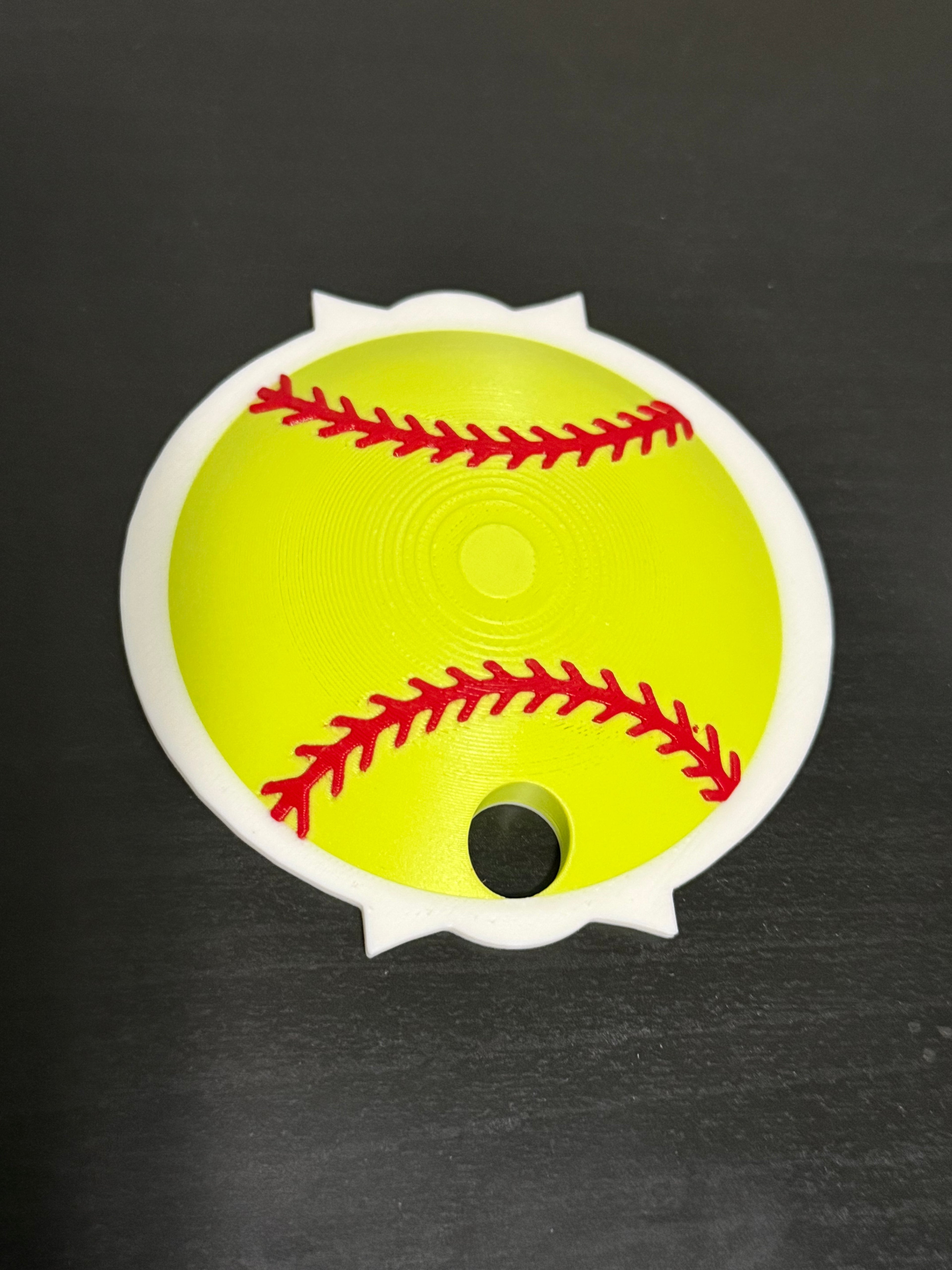 Softball Tumbler Topper Lid 30oz/40oz