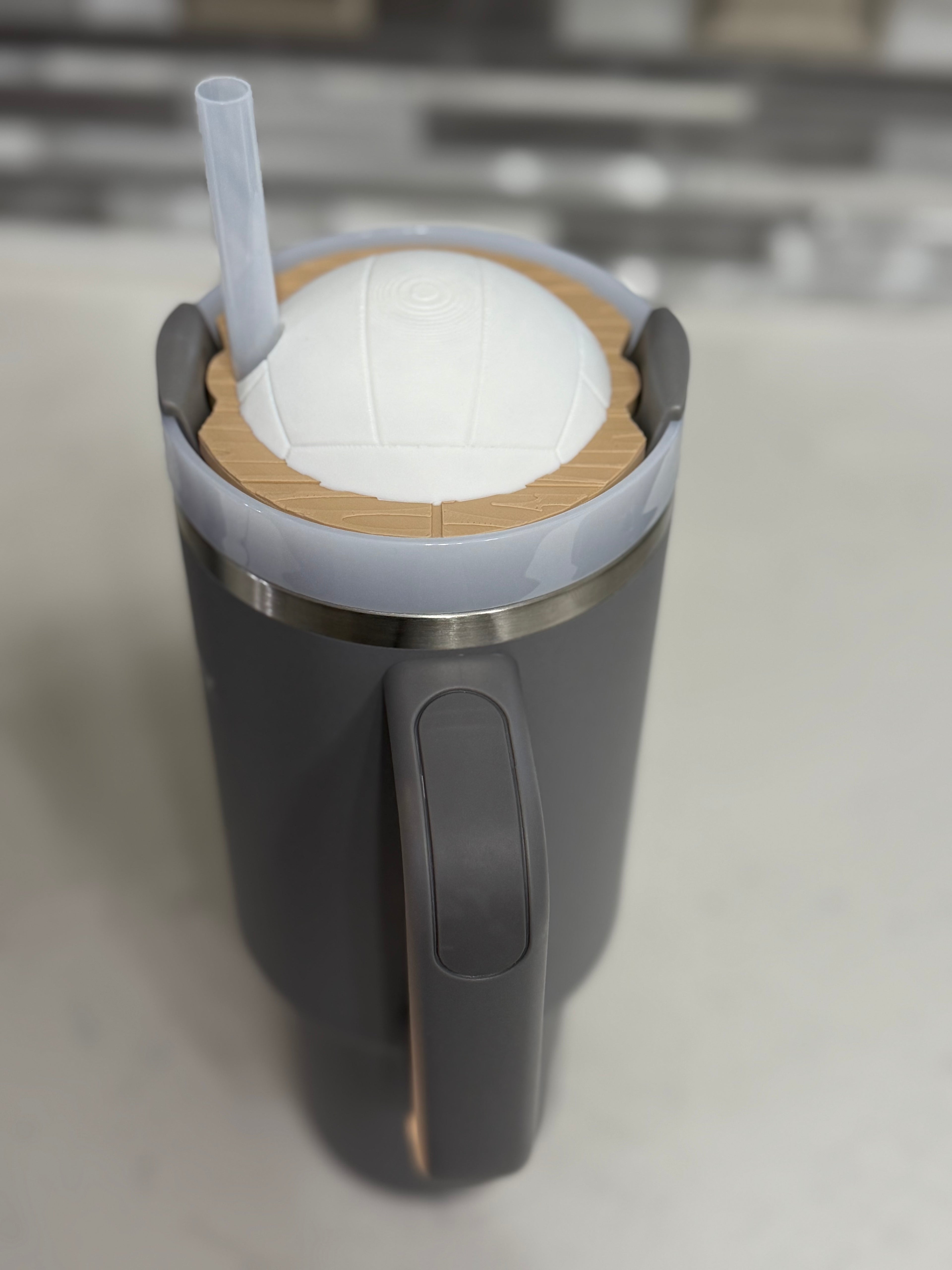 Volleyball Tumbler Lid Topper 30oz/40oz