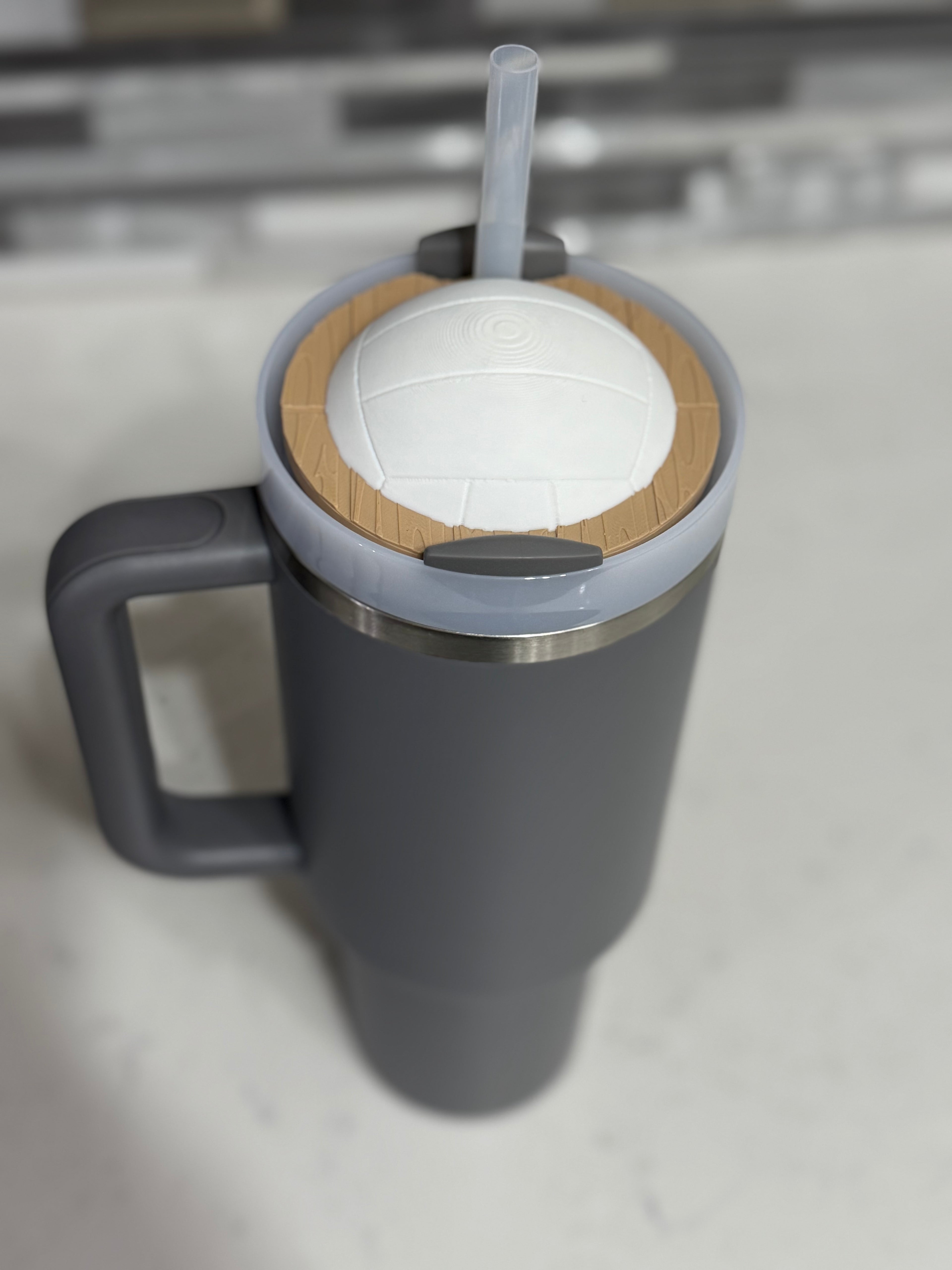 Volleyball Tumbler Lid Topper 30oz/40oz