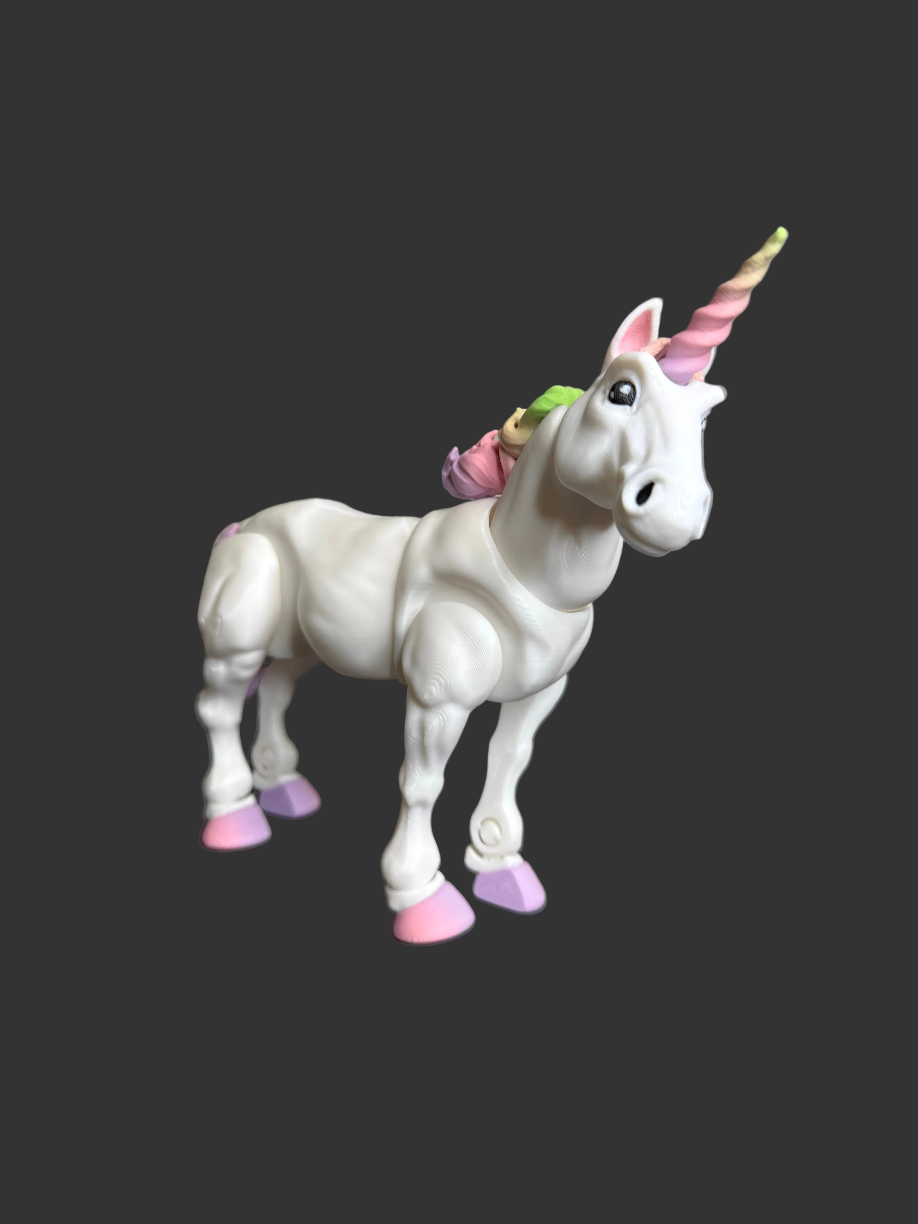 Flexi Unicorn – Articulated 3D Printed Unicorn Figurine