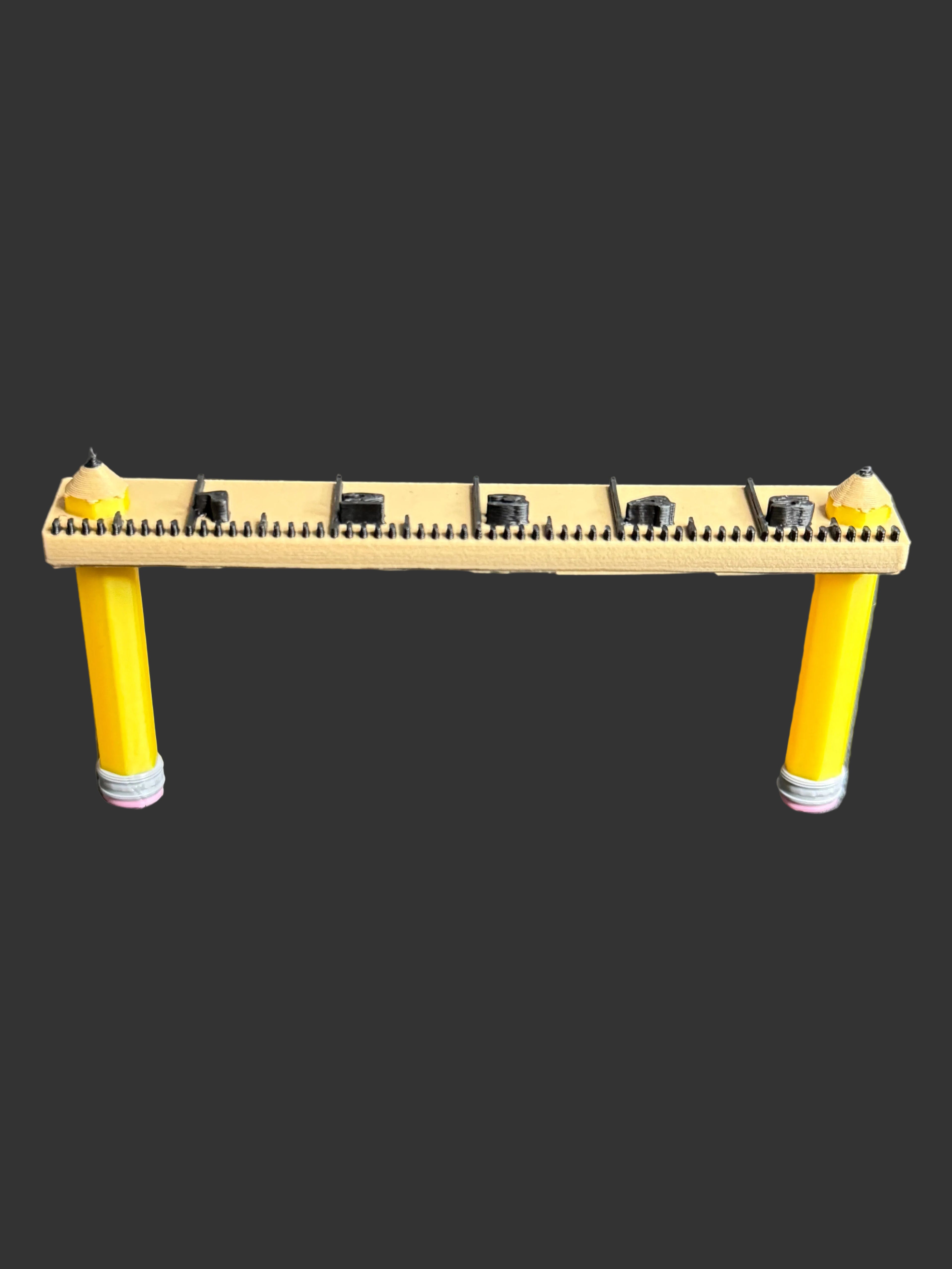 Pencil & Ruler Handle | Epoxy Tumbler Handle | Teacher Gift | 3D Printed Cup Accessory