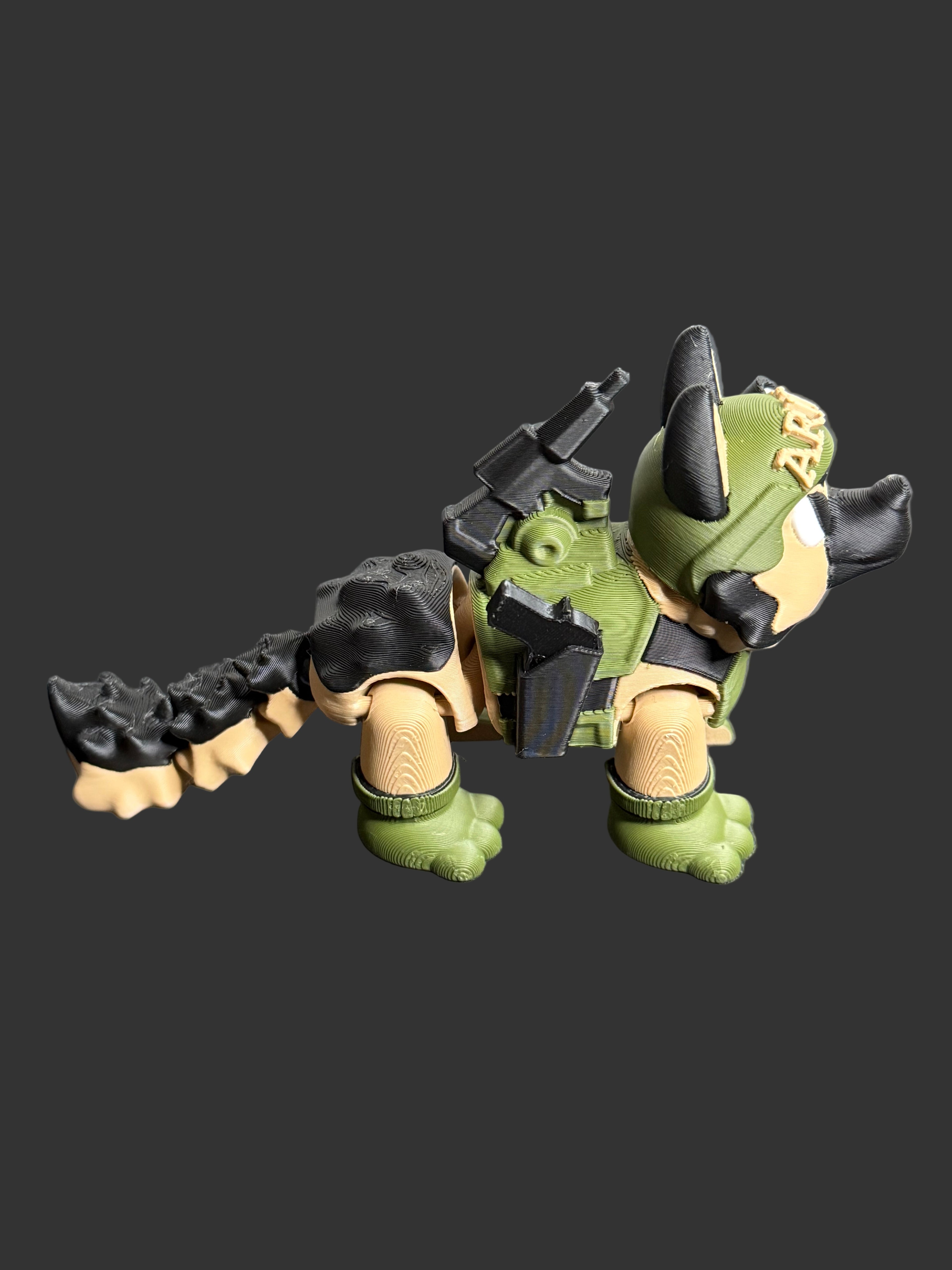 Flexi German Shepherd – Military K9 Figure | Articulated Flexi Toy