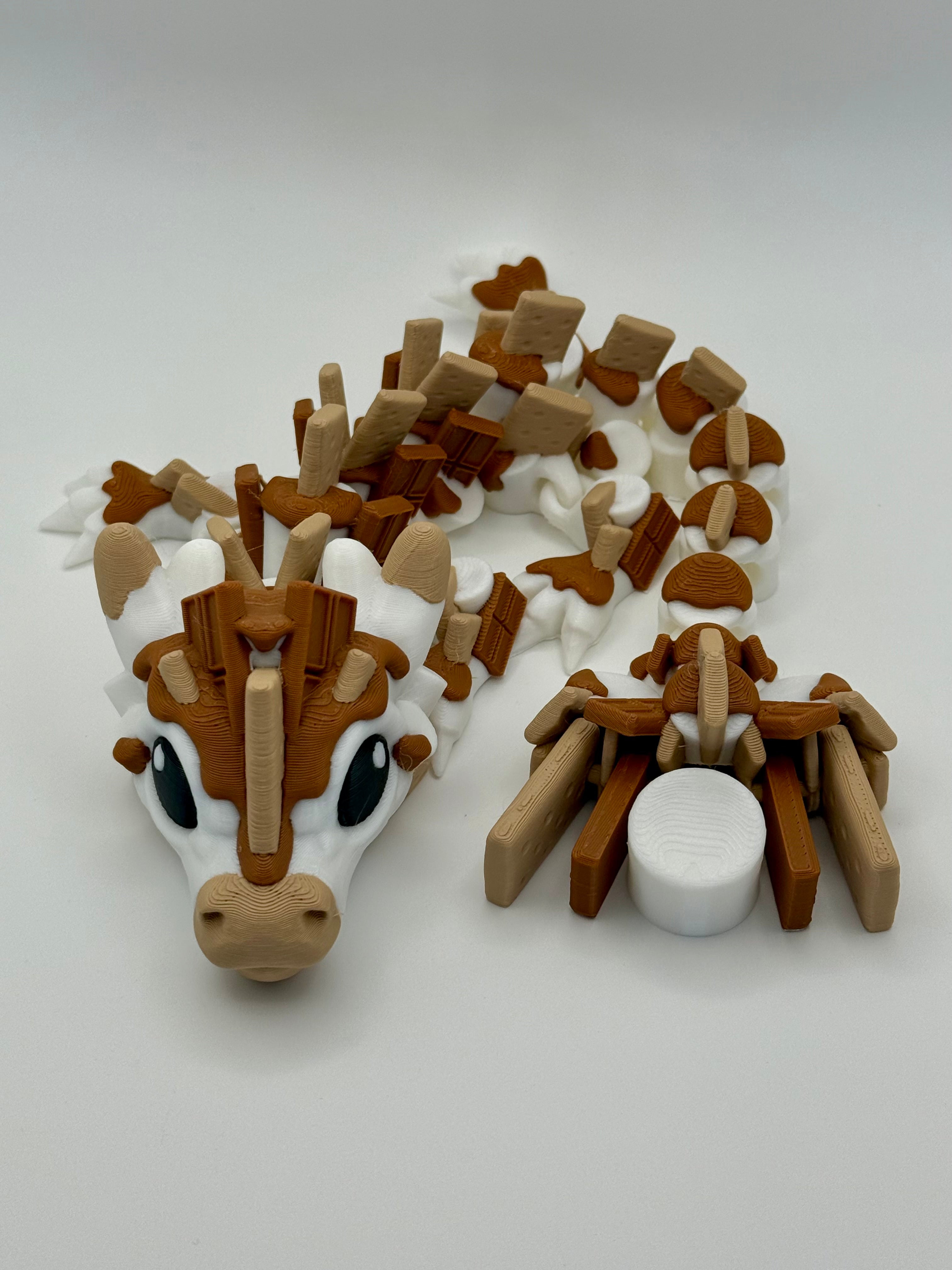 🍫🔥 S’mores Baby Dragon – 11.5” Long