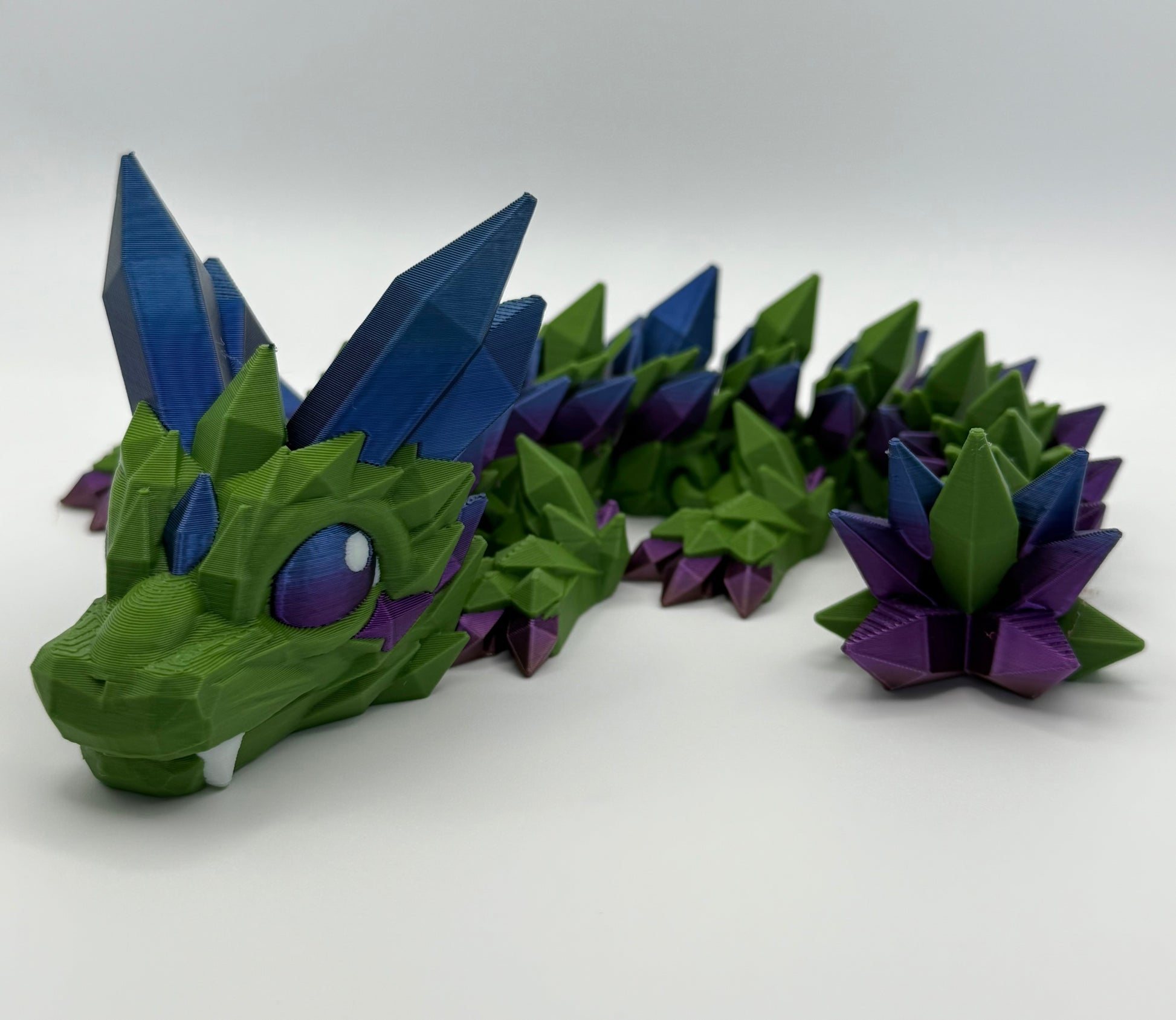 Articulated Crystal Dragon – 10.5"