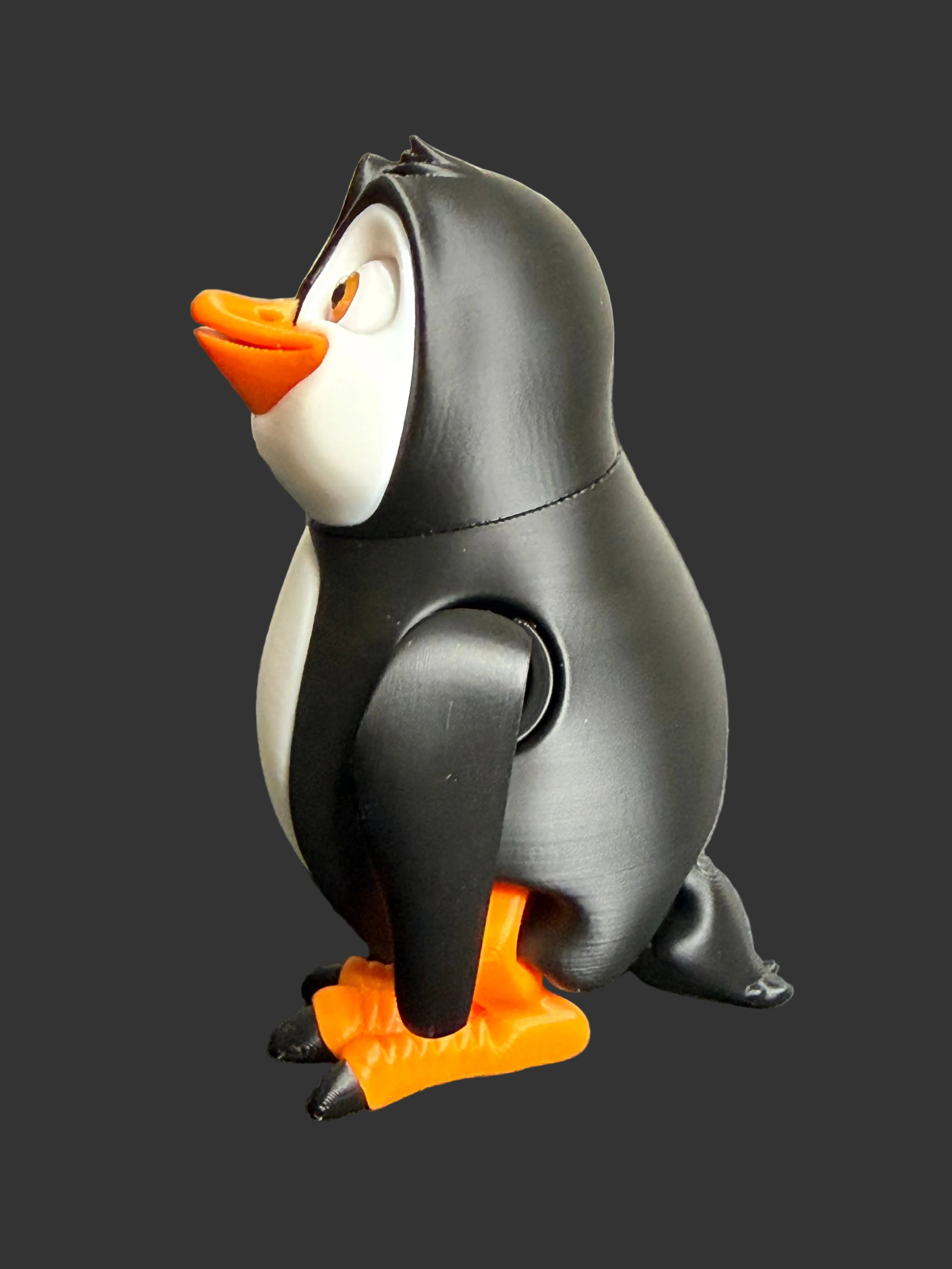 Flexi Cute Penguin – Articulated 3D Printed Penguin Toy – Adorable Desk Buddy & Gift