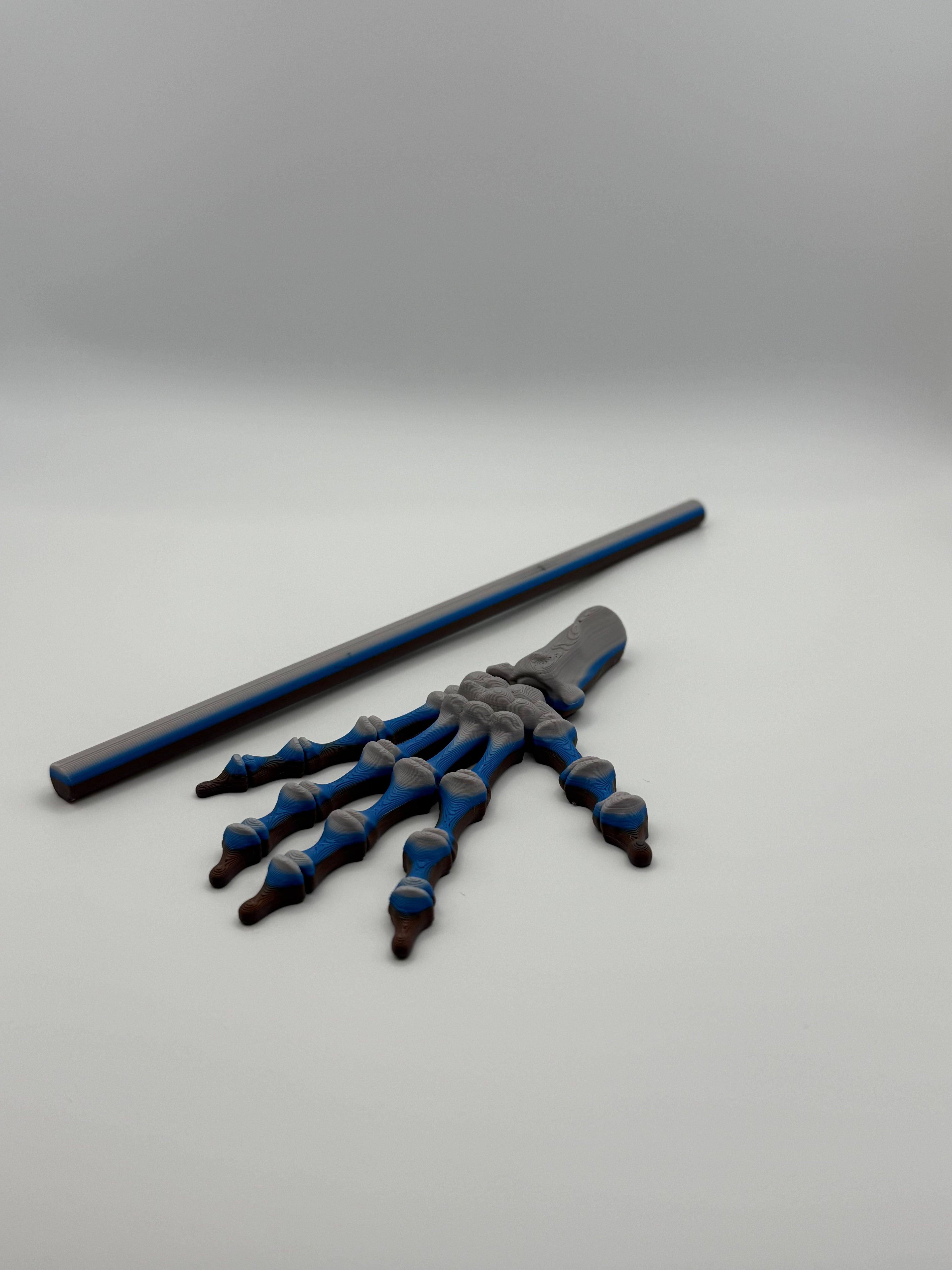 🦴 Skeleton Hand Fidget – Pencil Topper & Stick Attachment