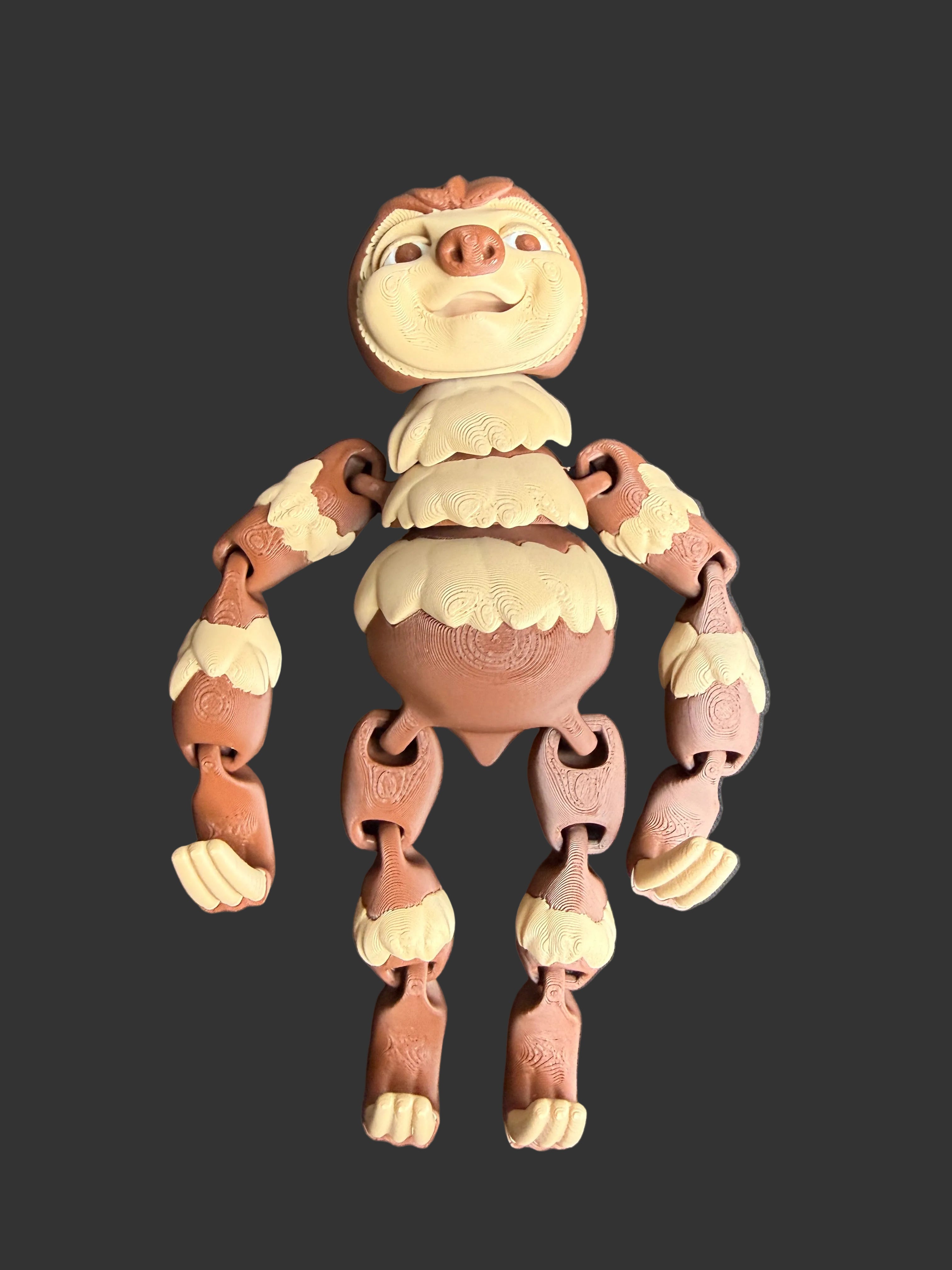 Flexi Sloth with Hanging Tree – Articulated Sloth Toy