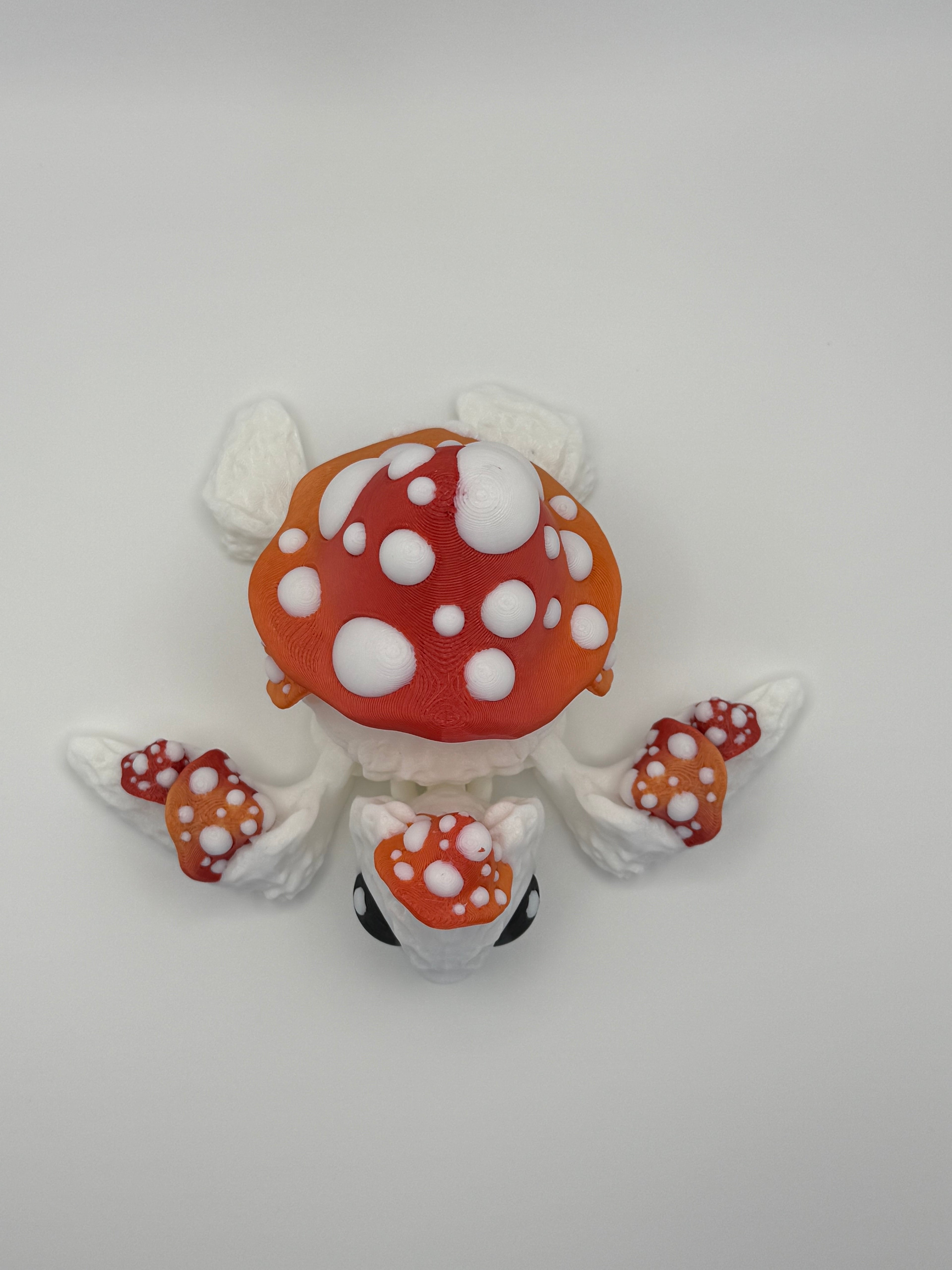 Flexi Mushroom Turtle – Articulated Fantasy Figurine