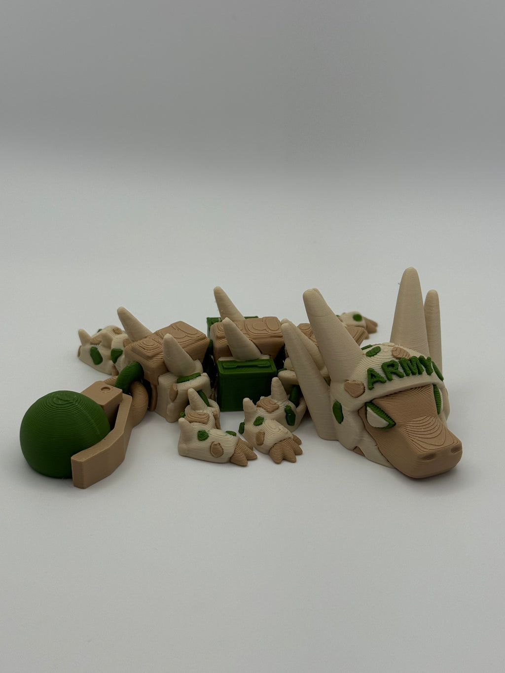 Army Dragon – 3D Printed with Ammo Can & Rucksack Body