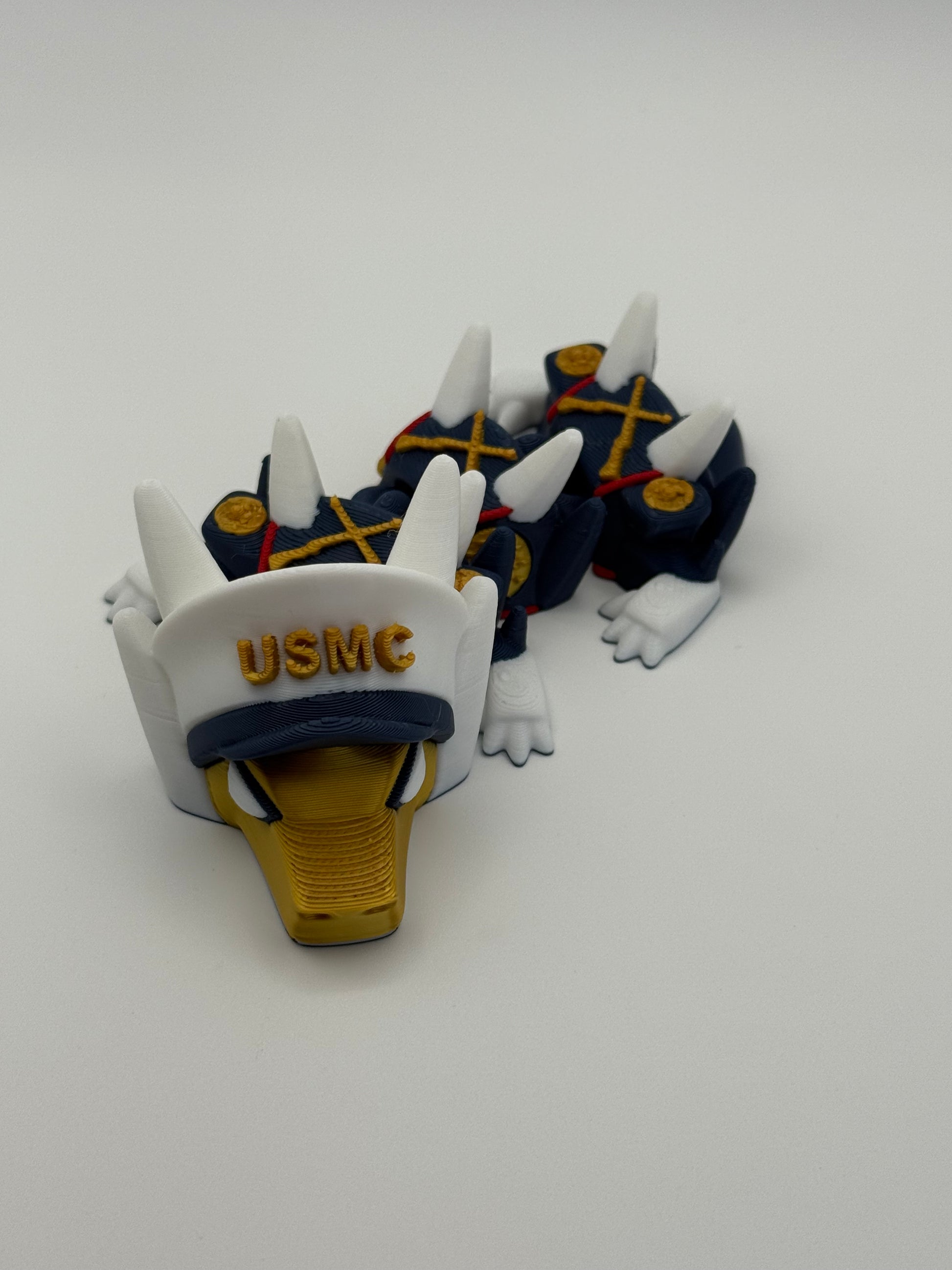 Marine Corps Inspired Dragon – Dress Blues