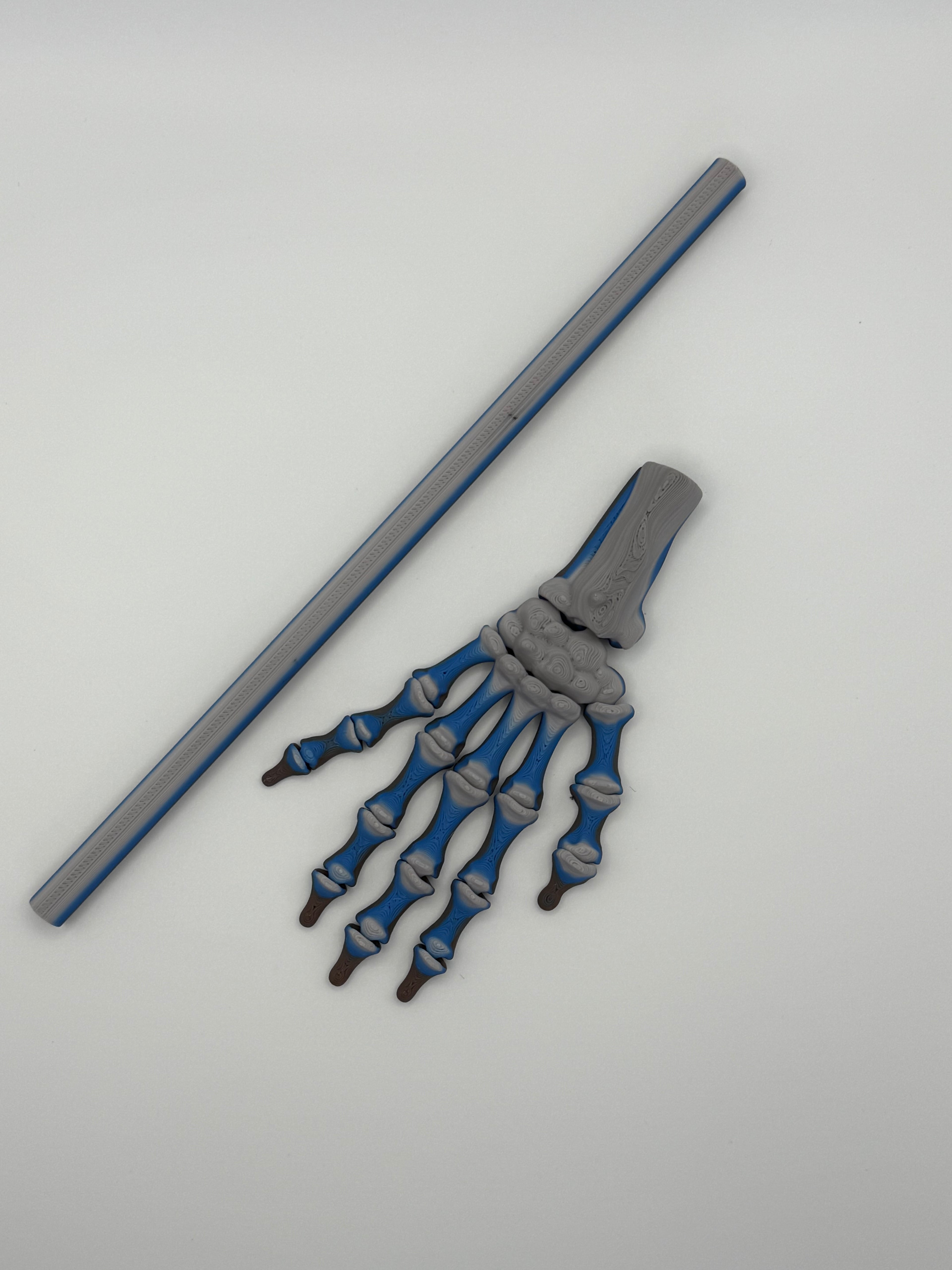 🦴 Skeleton Hand Fidget – Pencil Topper & Stick Attachment