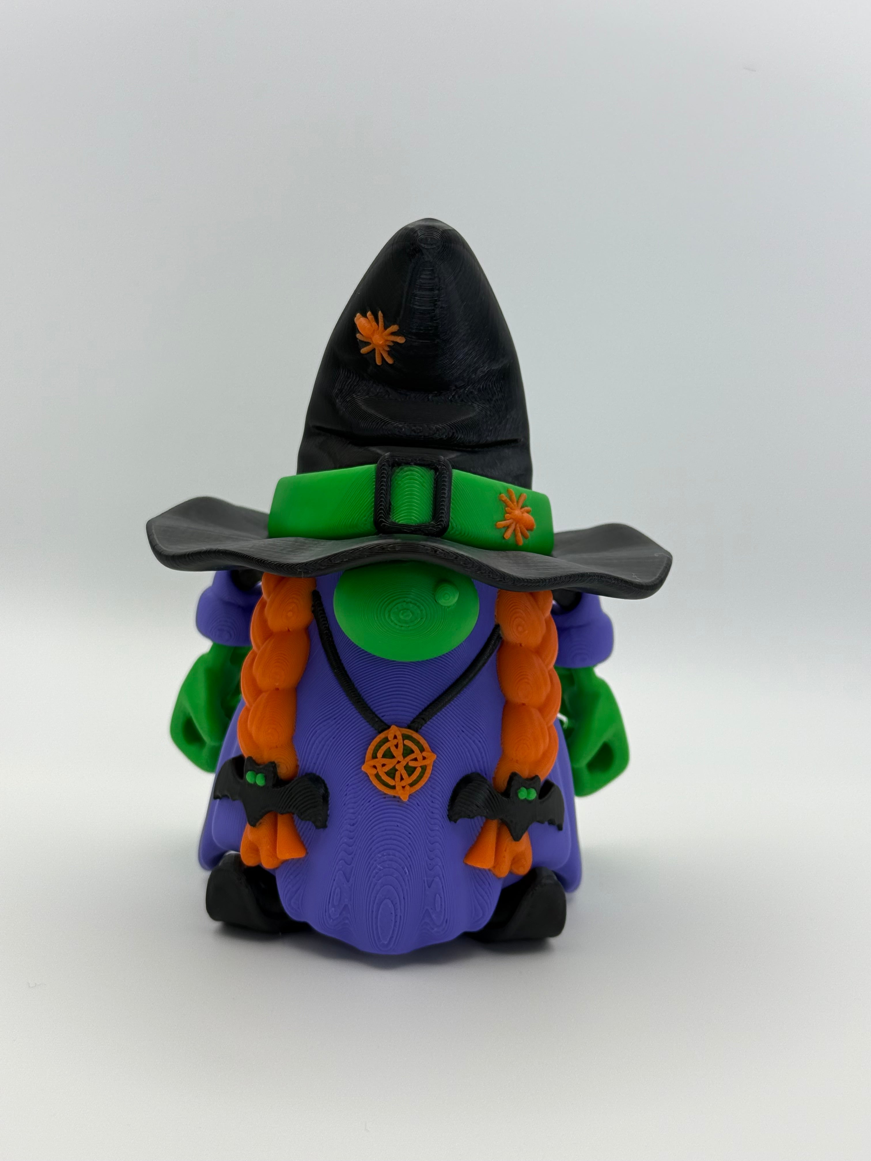 Witch Gnome with Cauldron and Accessories – 5.5” Tall