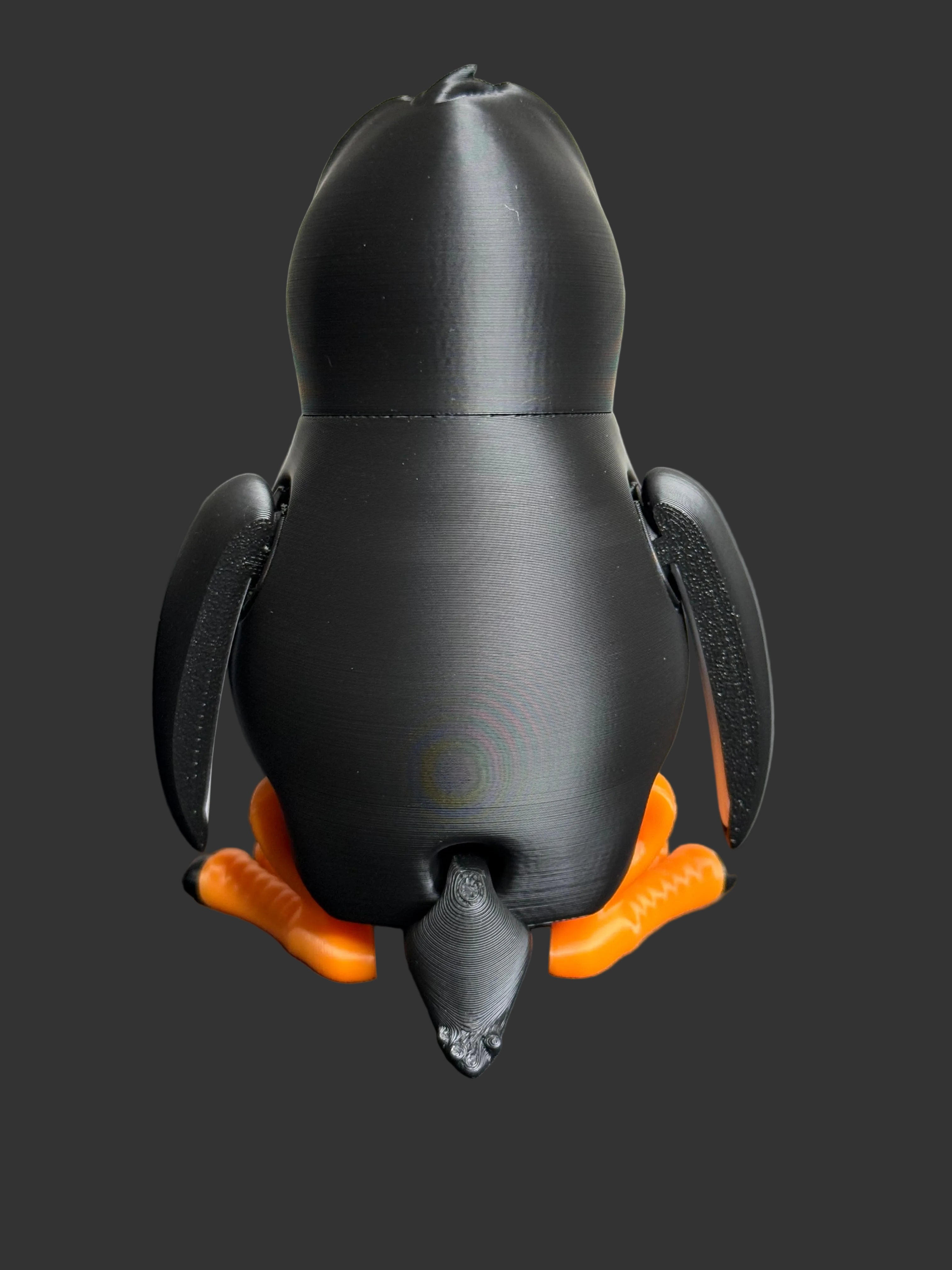 Flexi Cute Penguin – Articulated 3D Printed Penguin Toy – Adorable Desk Buddy & Gift