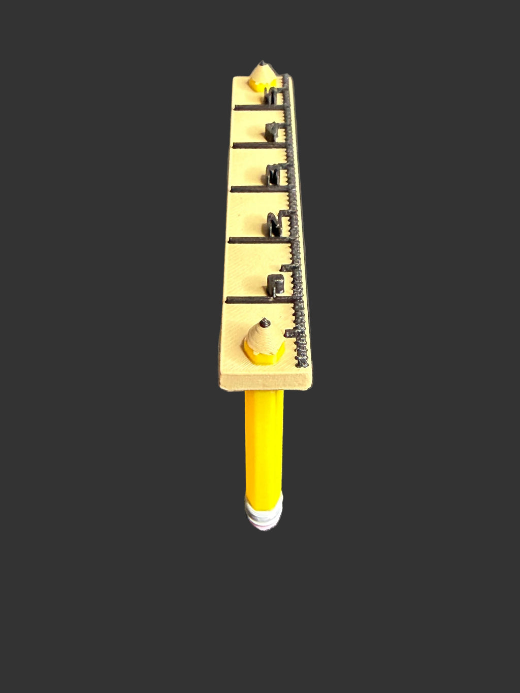 Pencil & Ruler Handle | Epoxy Tumbler Handle | Teacher Gift | 3D Printed Cup Accessory