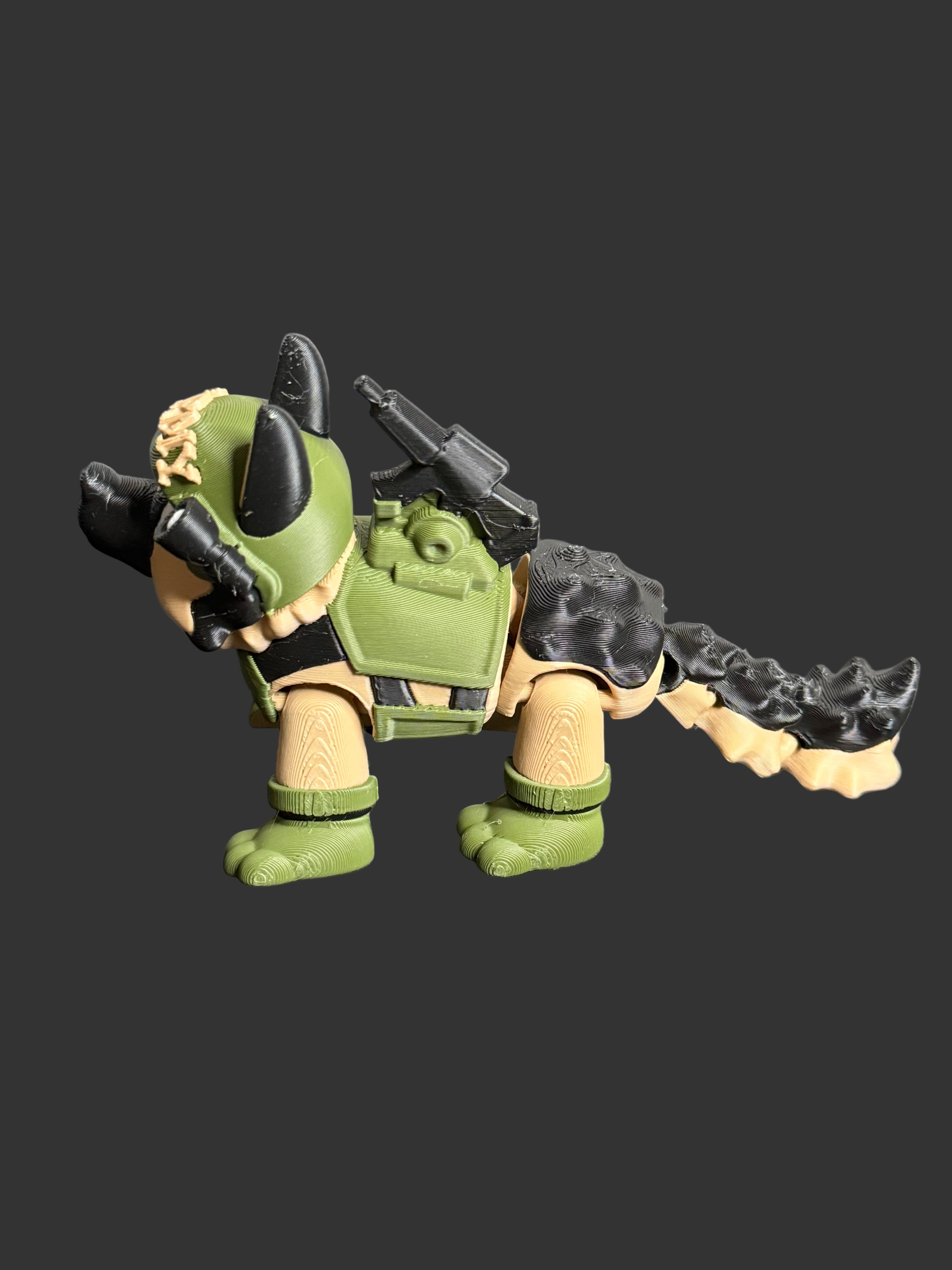 Flexi German Shepherd – Military K9 Figure | Articulated Flexi Toy