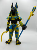 Anubis Statue – 8” Articulated Egyptian God Figure with Staff & Khopesh