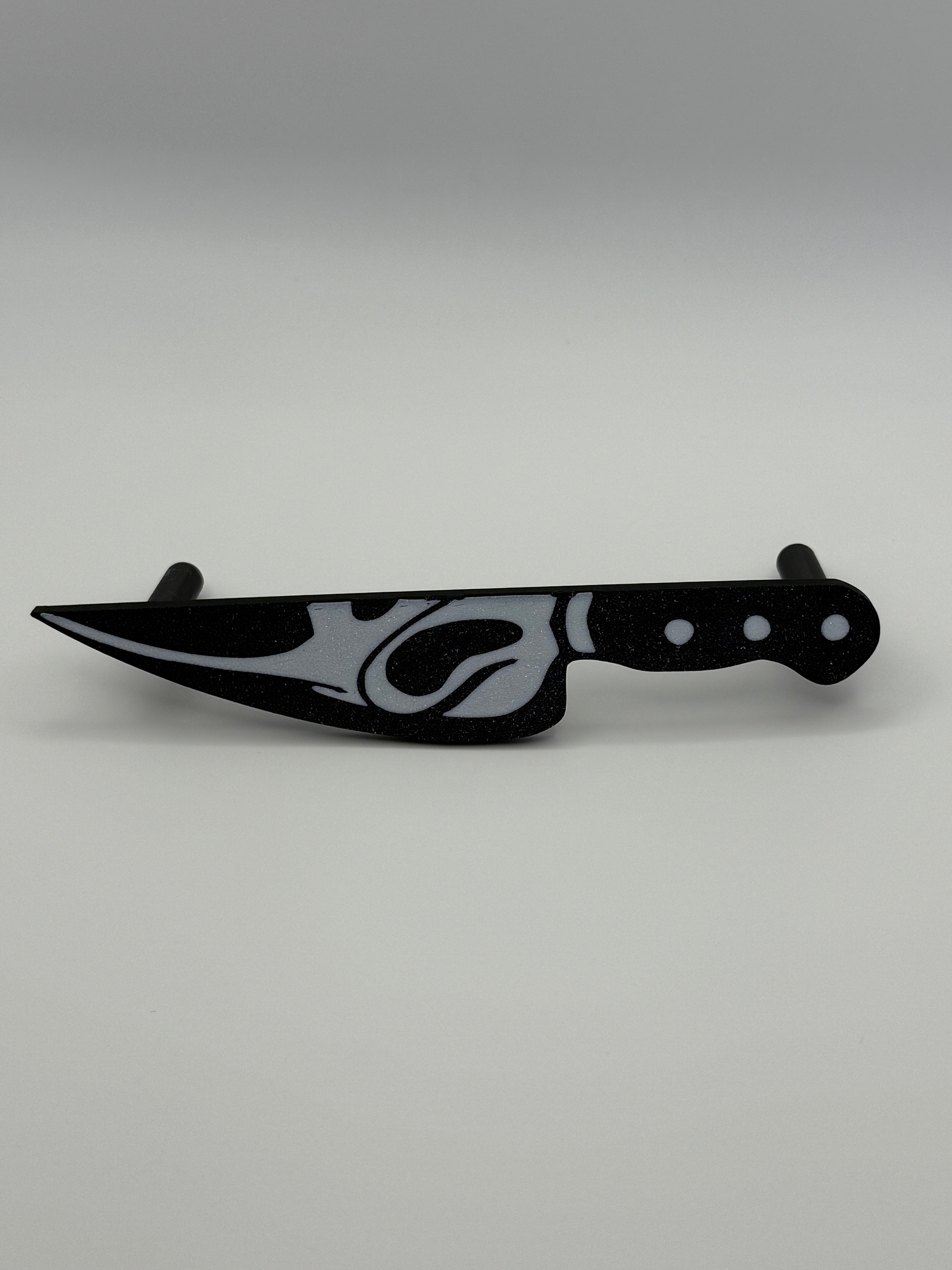 🔪 Horror Knife Tumbler Handle – 3D Printed Epoxy Add-On