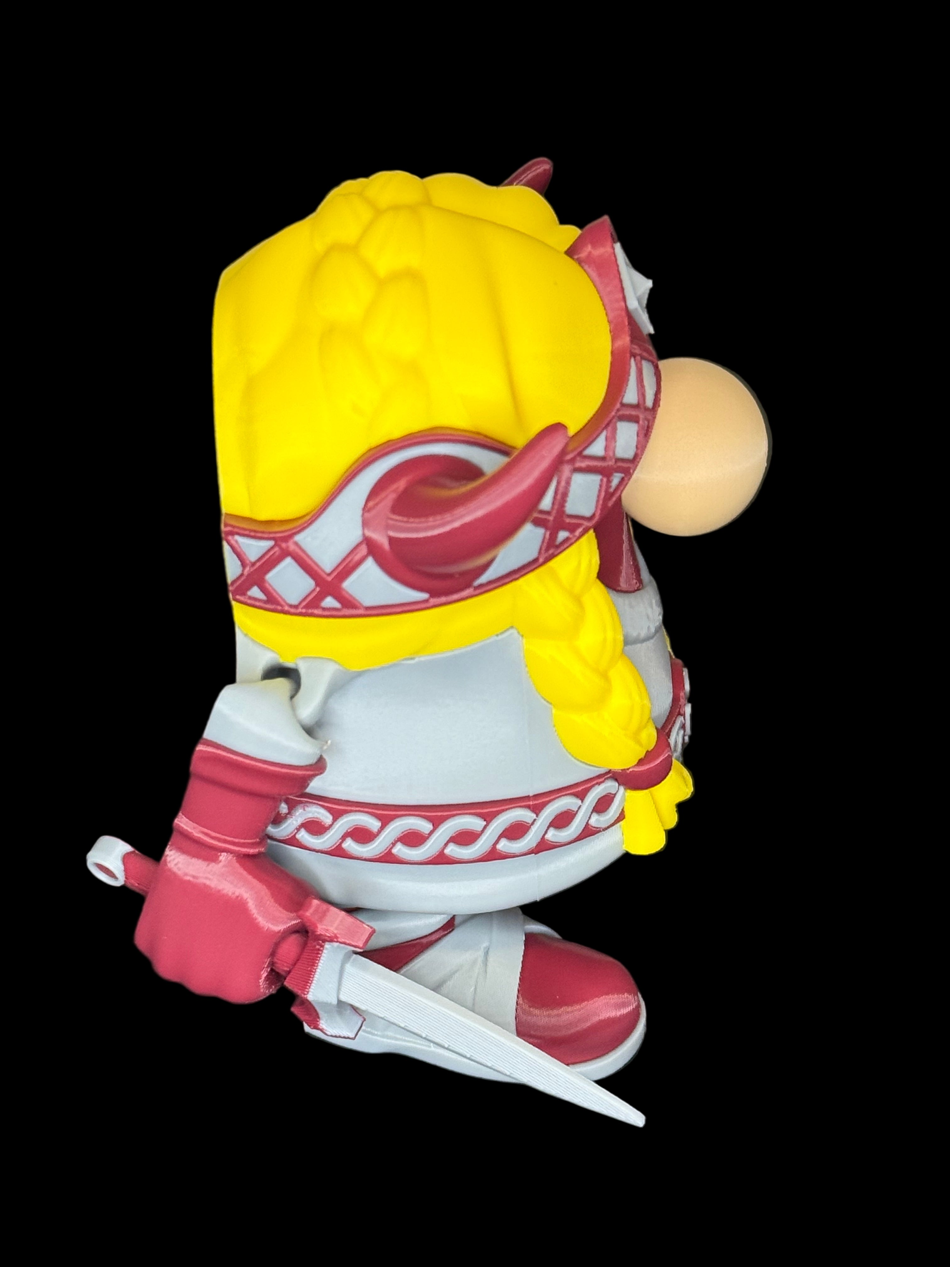 ⚔️ Female Viking Gnome with Broad Sword