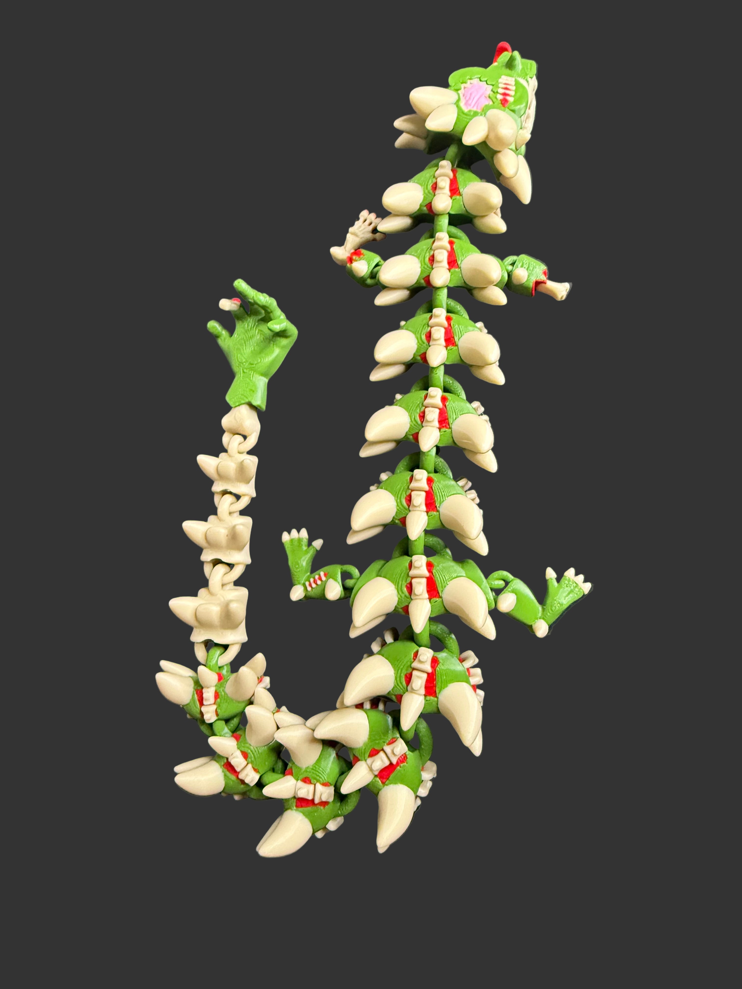 Zombie Dragon – 18" Long Undead Dragon