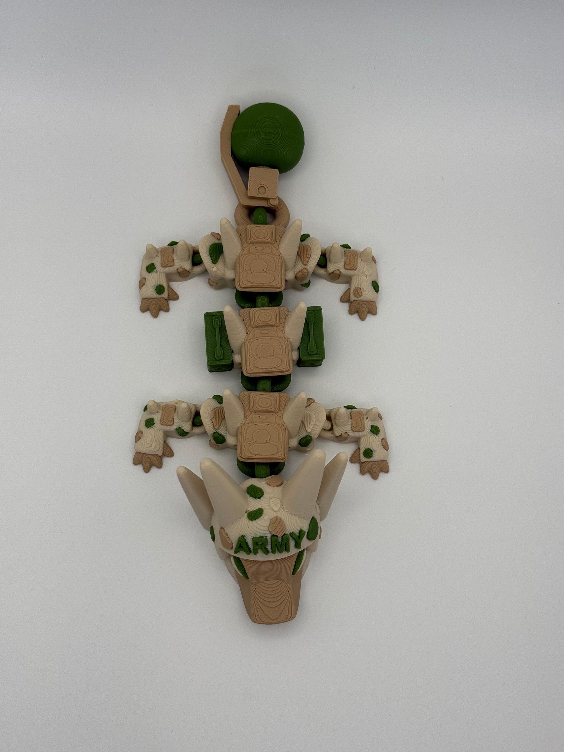 Army Dragon – 3D Printed with Ammo Can & Rucksack Body
